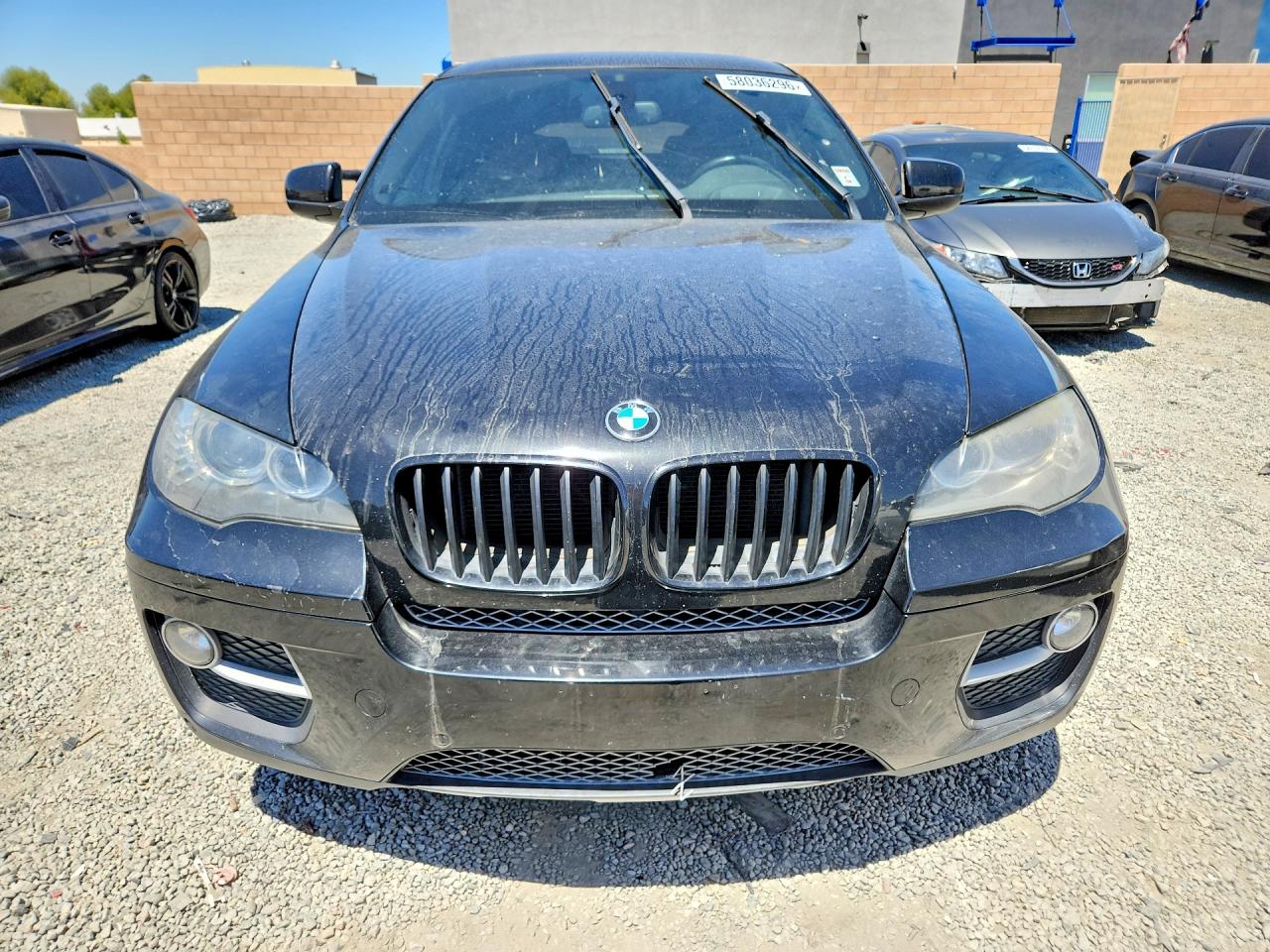 2013 Bmw X6 Xdrive35i Black vin: 5UXFG2C58DL784942