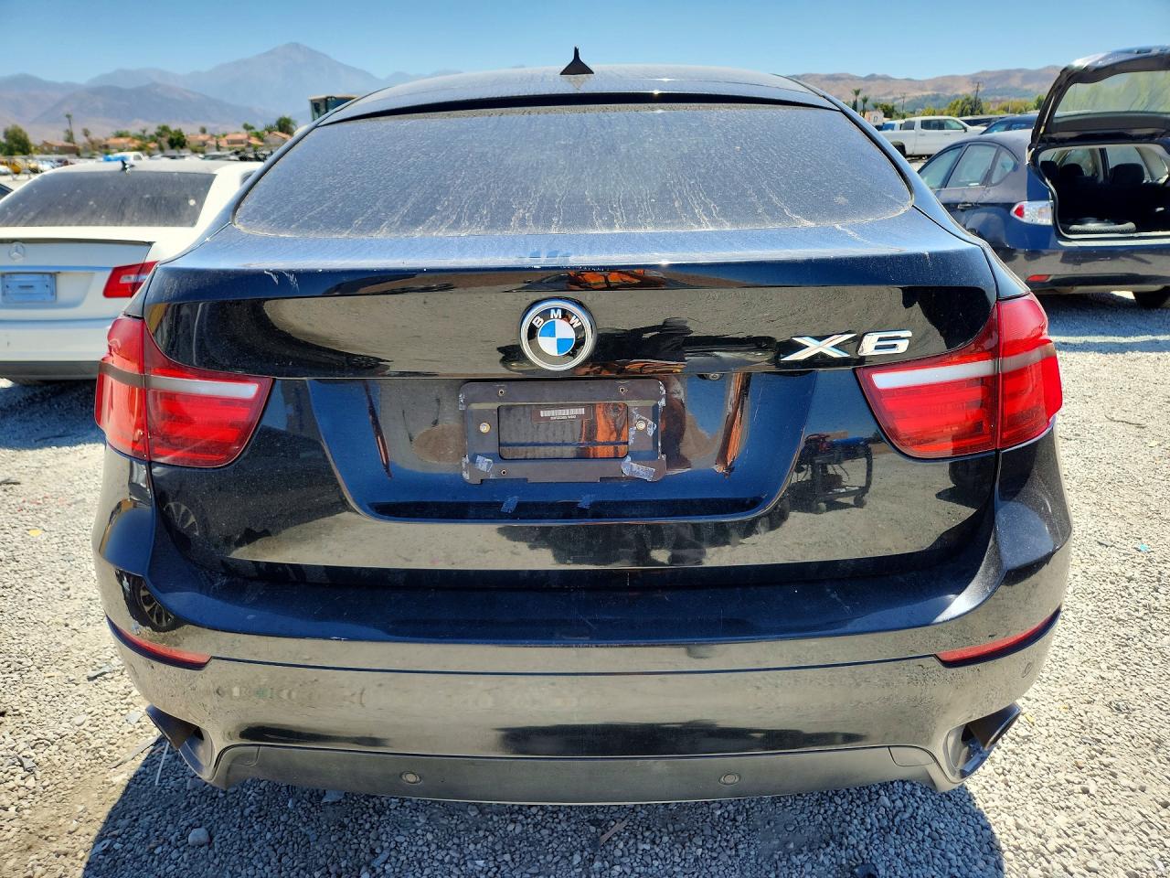 2013 Bmw X6 Xdrive35i Black vin: 5UXFG2C58DL784942