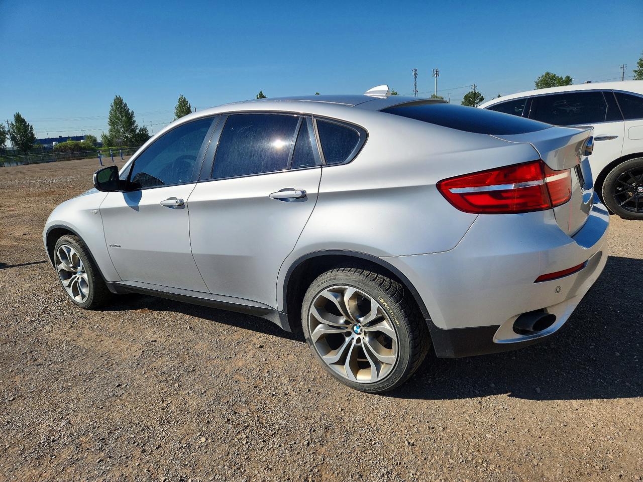 2013 Bmw X6 Xdrive35i Silver vin: 5UXFG2C58DL786867