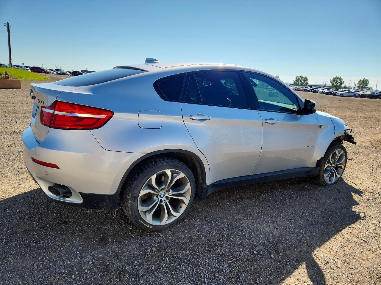 2013 Bmw X6 Xdrive35i Silver vin: 5UXFG2C58DL786867