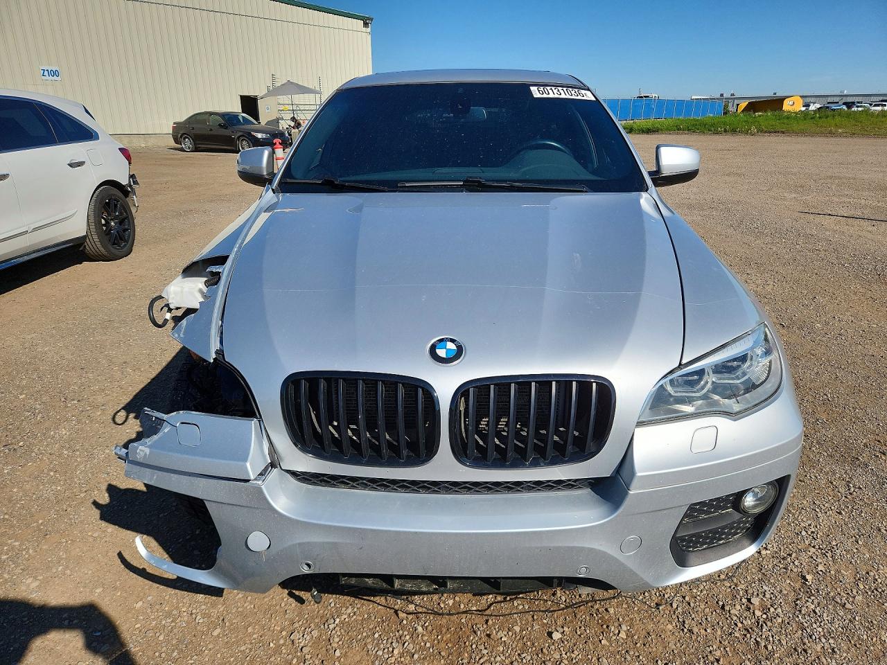 2013 Bmw X6 Xdrive35i Silver vin: 5UXFG2C58DL786867