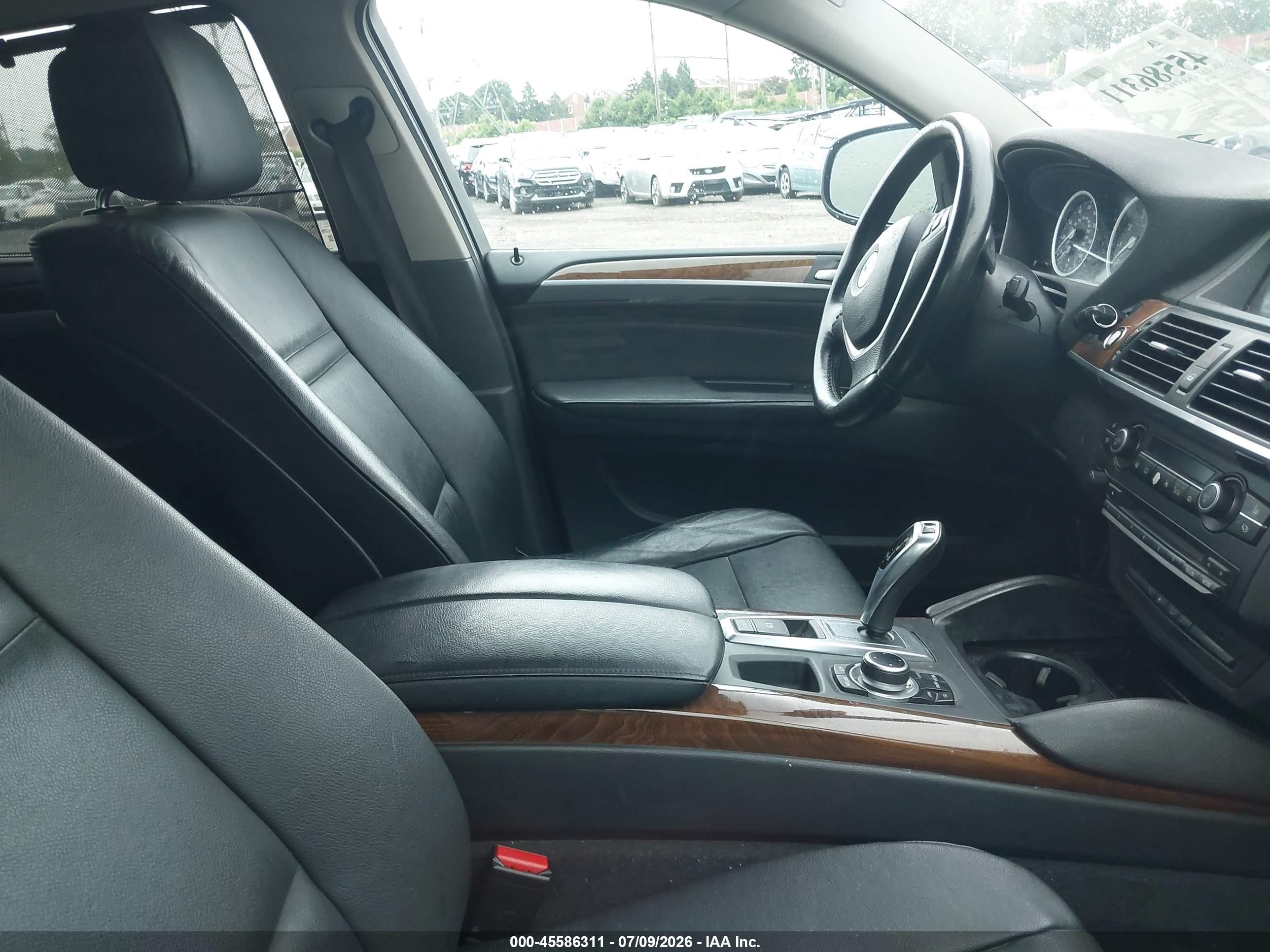 2013 Bmw X6 Xdrive35i Black vin: 5UXFG2C58DL788330