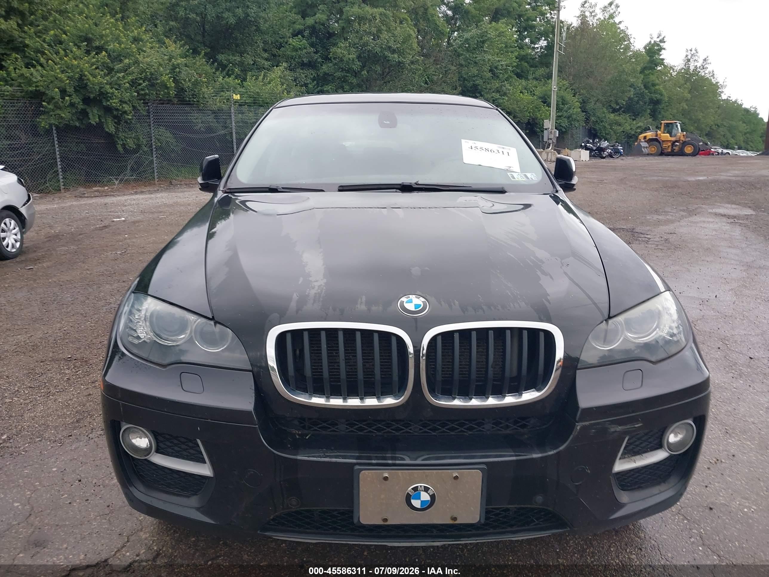 2013 Bmw X6 Xdrive35i Black vin: 5UXFG2C58DL788330