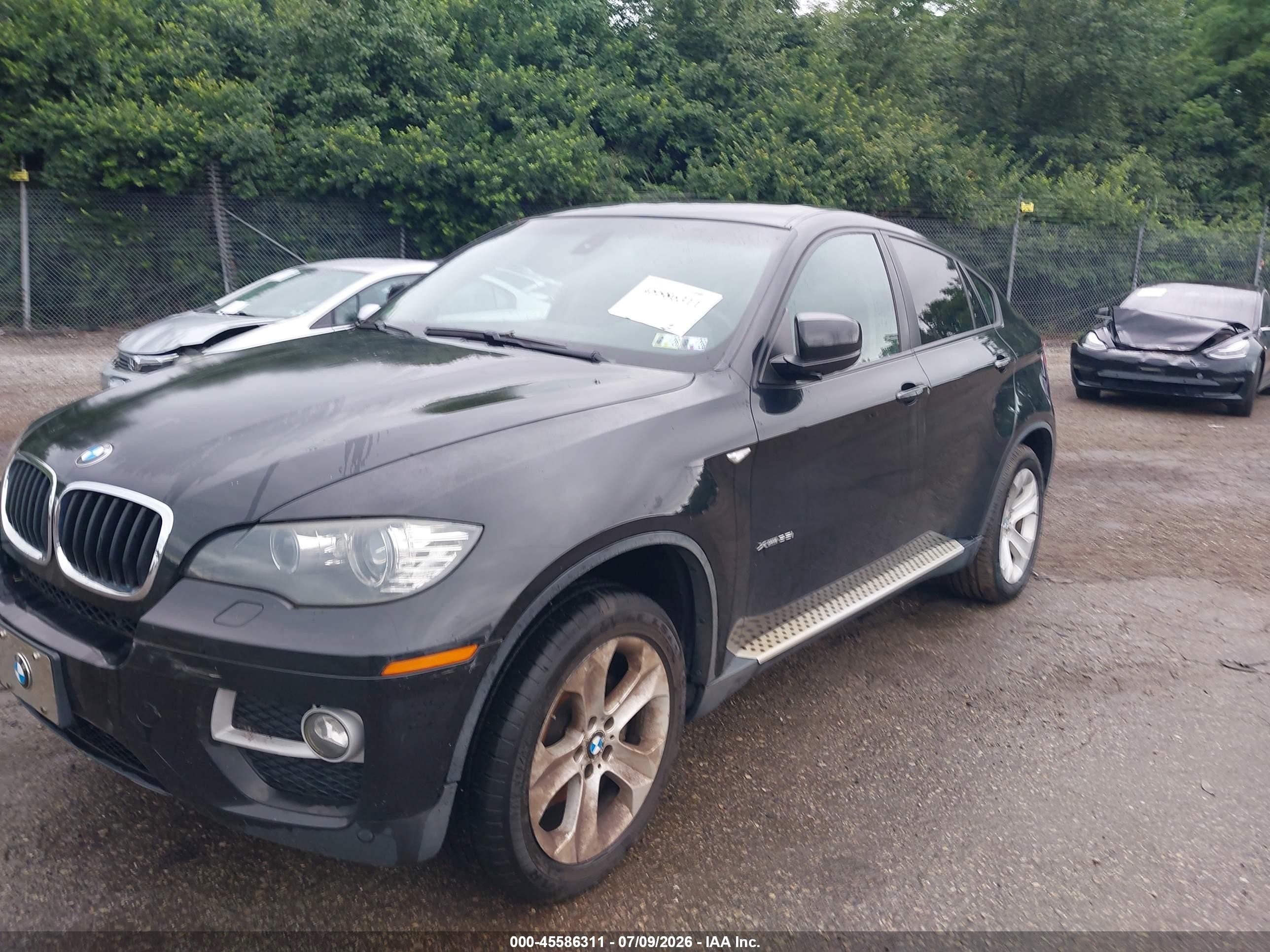 2013 Bmw X6 Xdrive35i Black vin: 5UXFG2C58DL788330