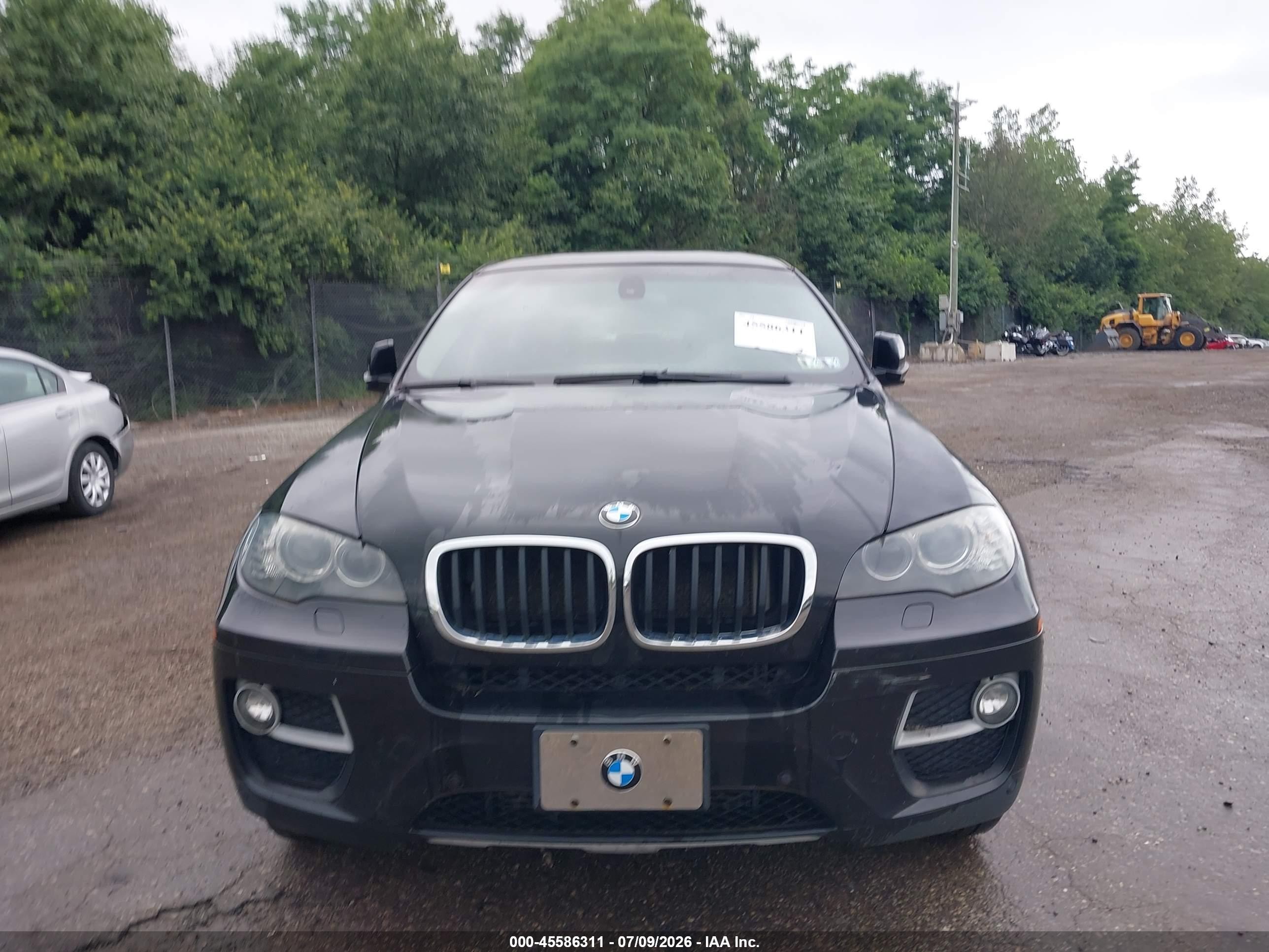 2013 Bmw X6 Xdrive35i Black vin: 5UXFG2C58DL788330