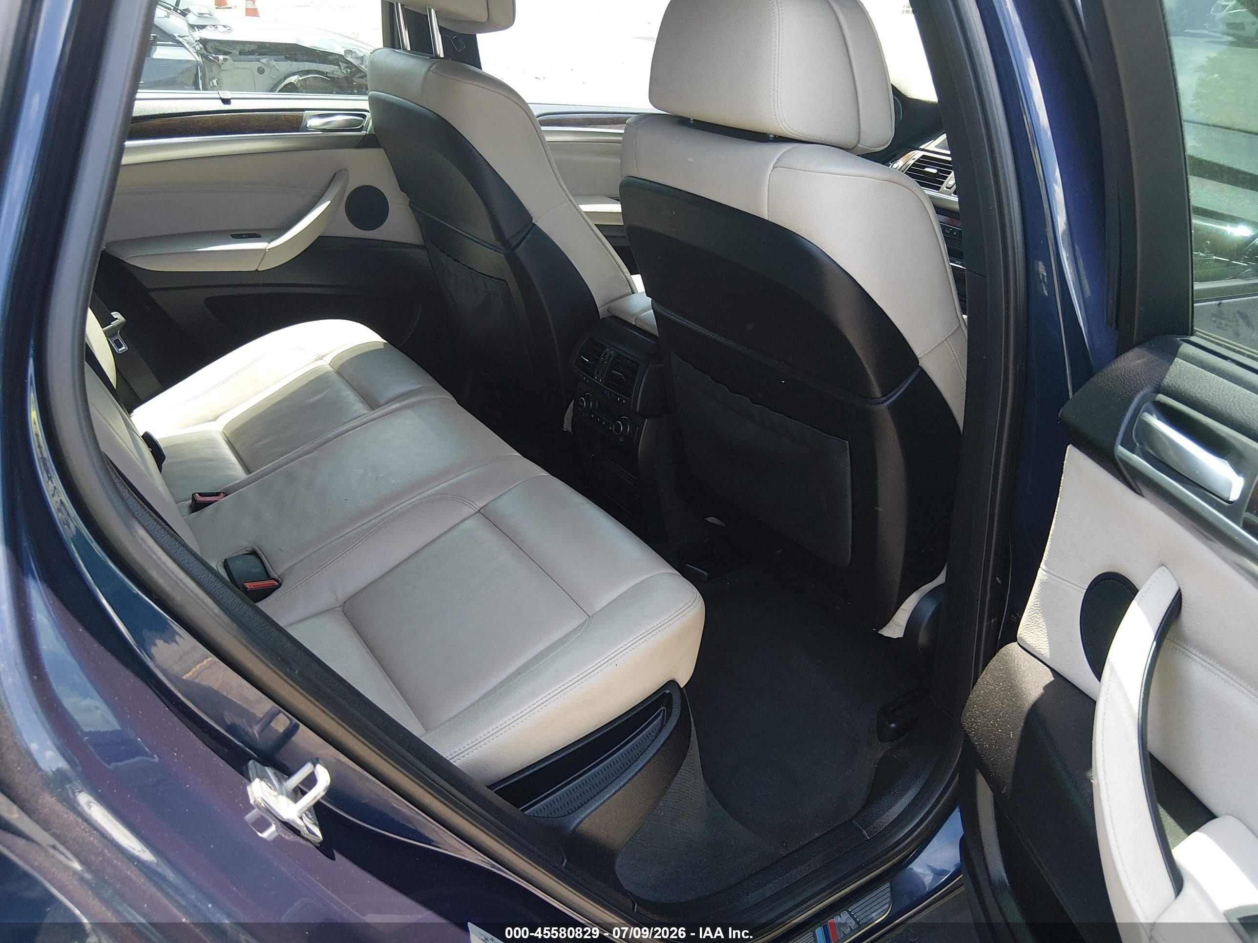 2014 Bmw X6 Dark Blue vin: 5UXFG2C58E0H09776