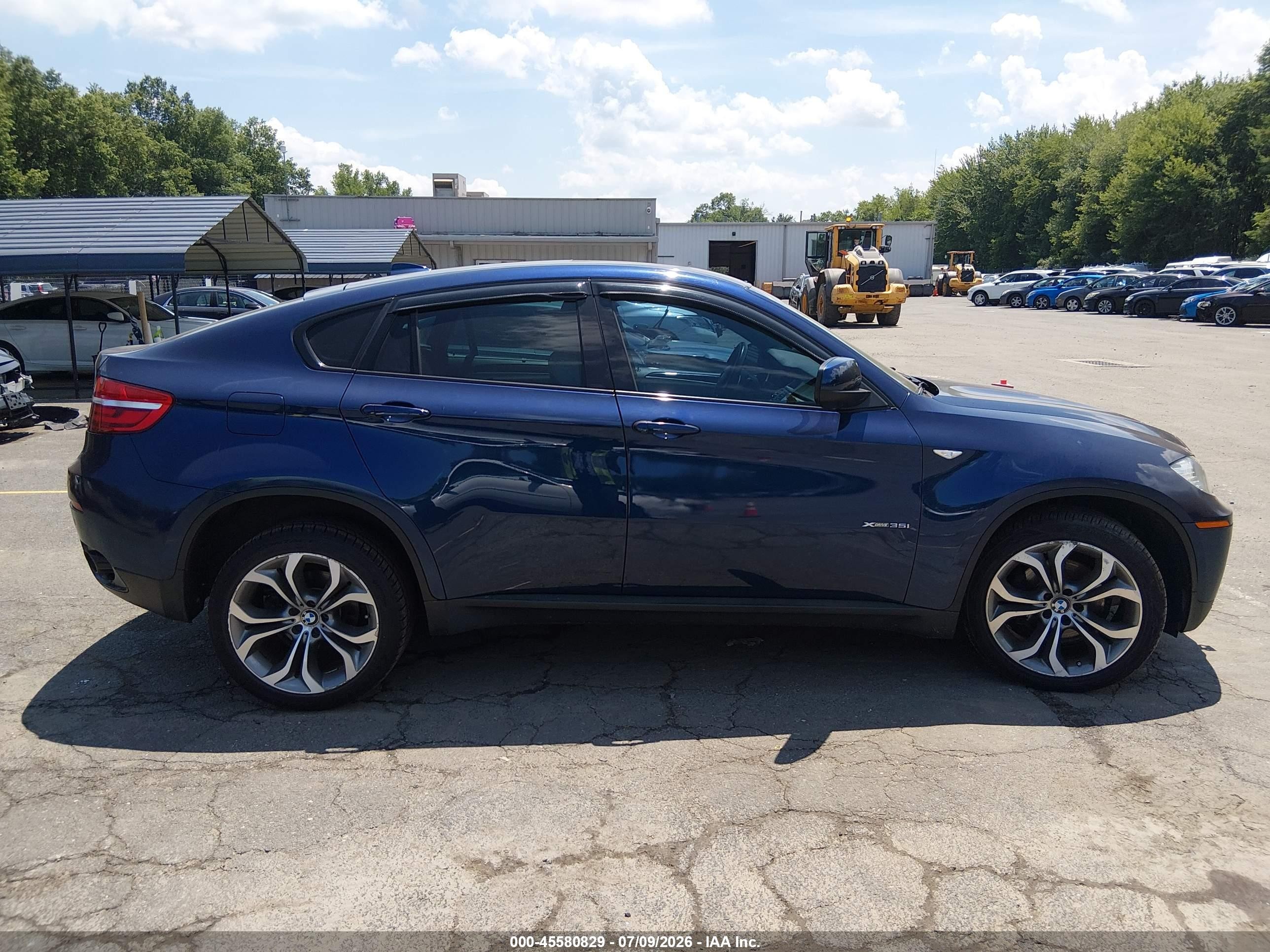 2014 Bmw X6 Dark Blue vin: 5UXFG2C58E0H09776