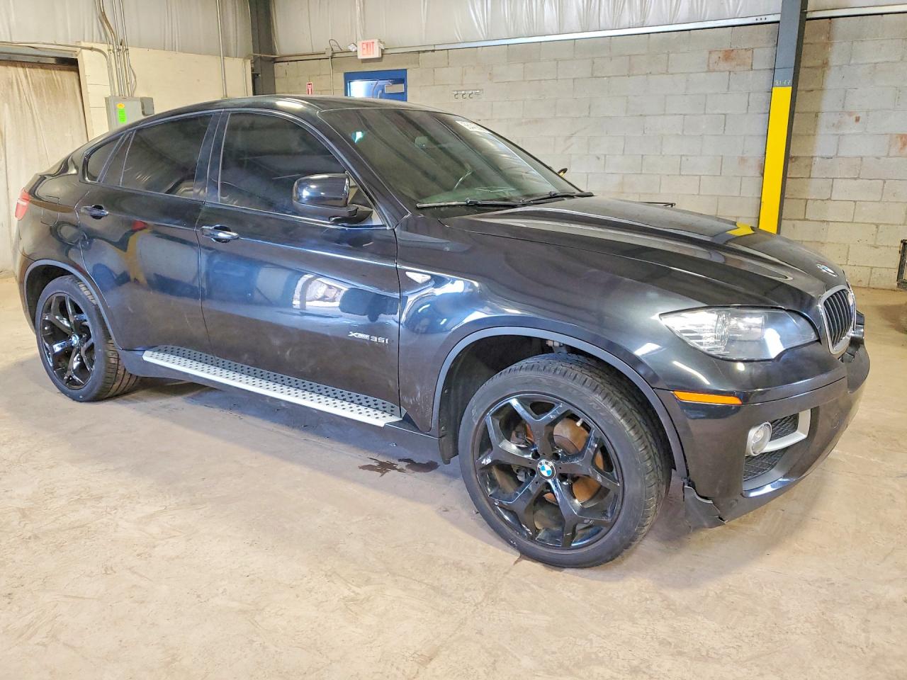 2014 Bmw X6 Xdrive35i Black vin: 5UXFG2C58E0H10619