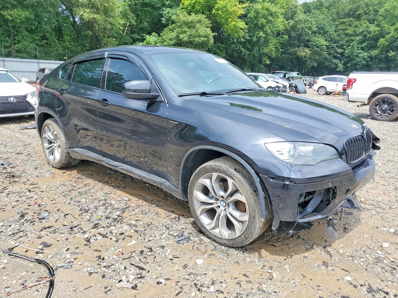 2014 Bmw X6 Xdrive35i Черный vin: 5UXFG2C58E0H11186
