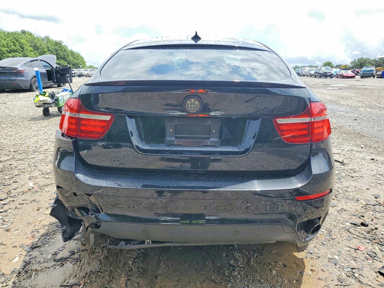 2014 Bmw X6 Xdrive35i Черный vin: 5UXFG2C58E0H11186