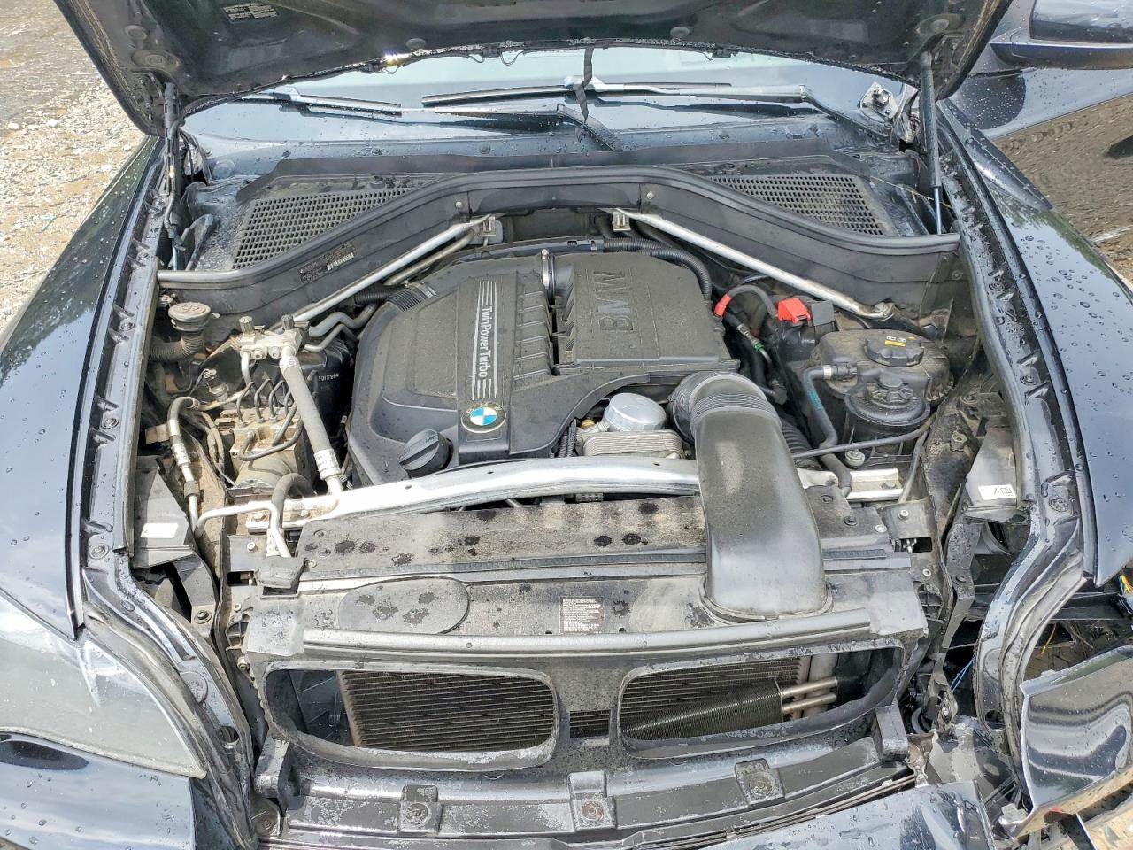 2014 Bmw X6 Xdrive35i Черный vin: 5UXFG2C58E0H11186