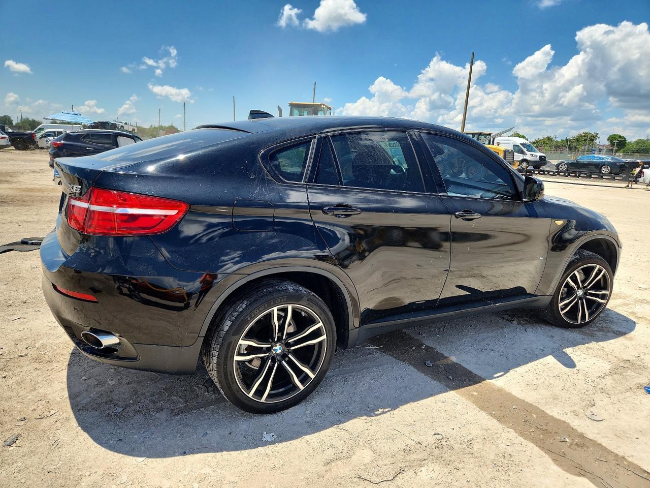 2014 Bmw X6 Xdrive35i Black vin: 5UXFG2C58E0K41657