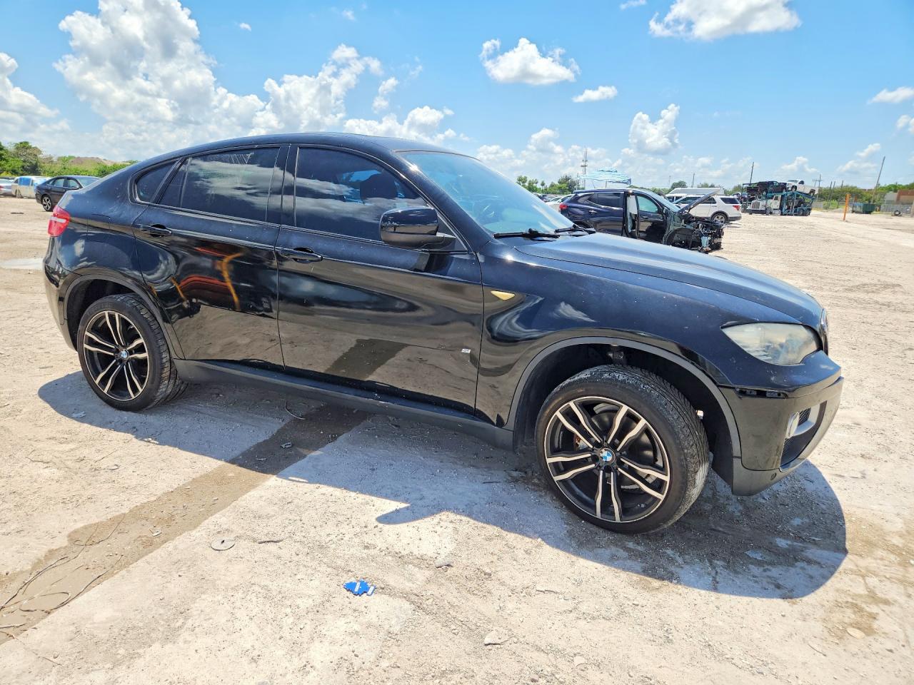 2014 Bmw X6 Xdrive35i Black vin: 5UXFG2C58E0K41657