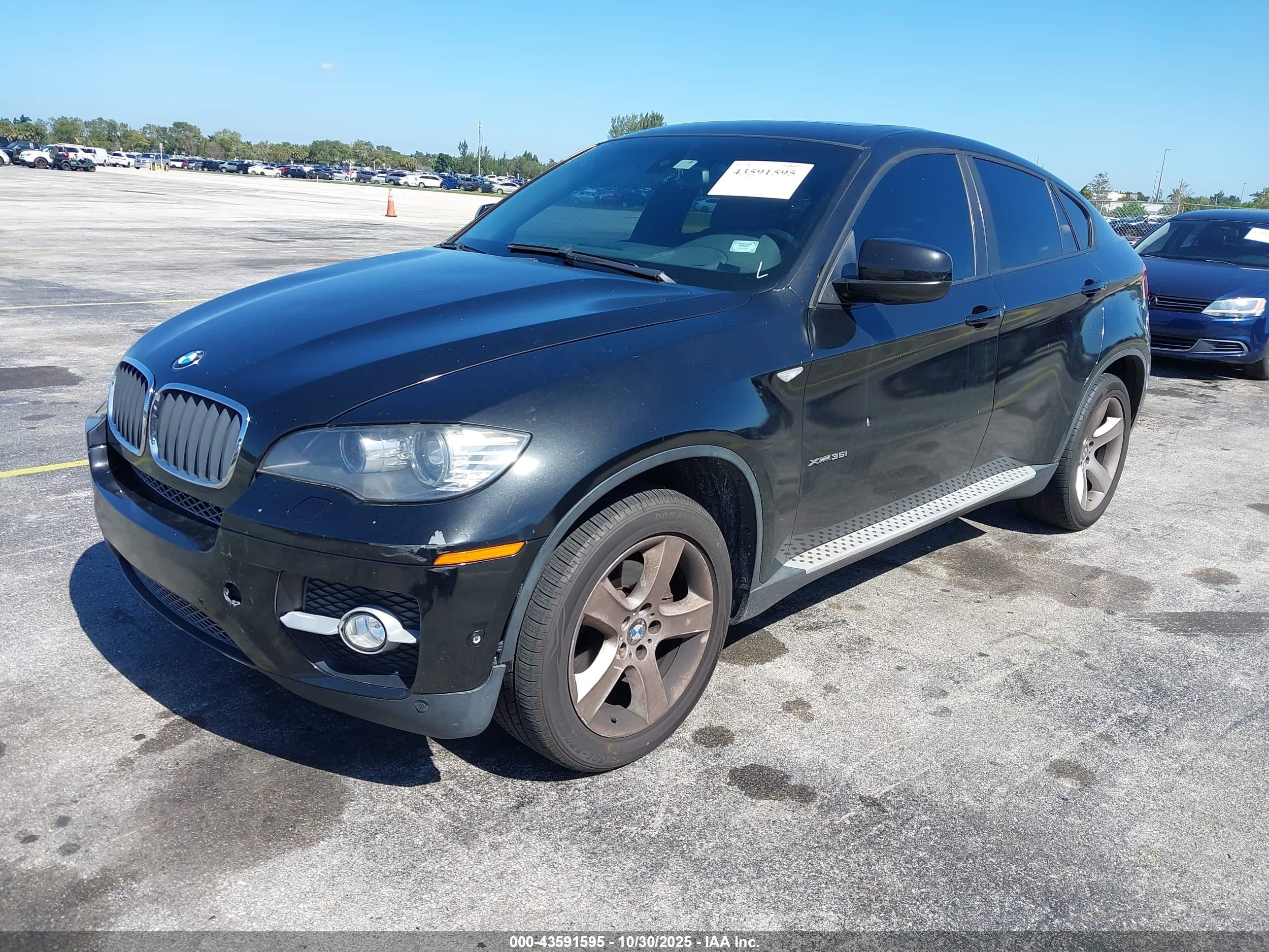 2012 Bmw X6 Xdrive35i Black vin: 5UXFG2C59CL778419
