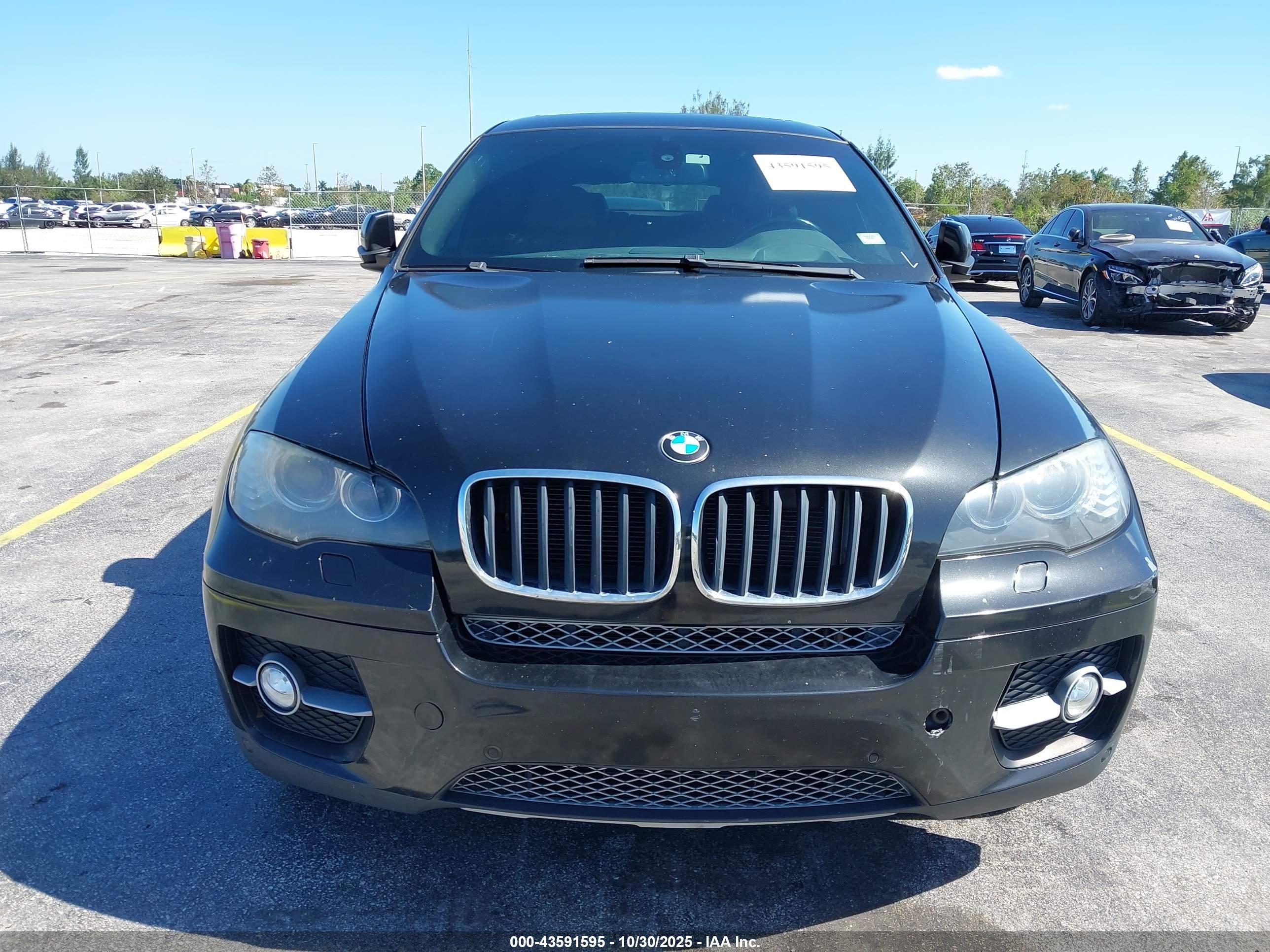 2012 Bmw X6 Xdrive35i Black vin: 5UXFG2C59CL778419