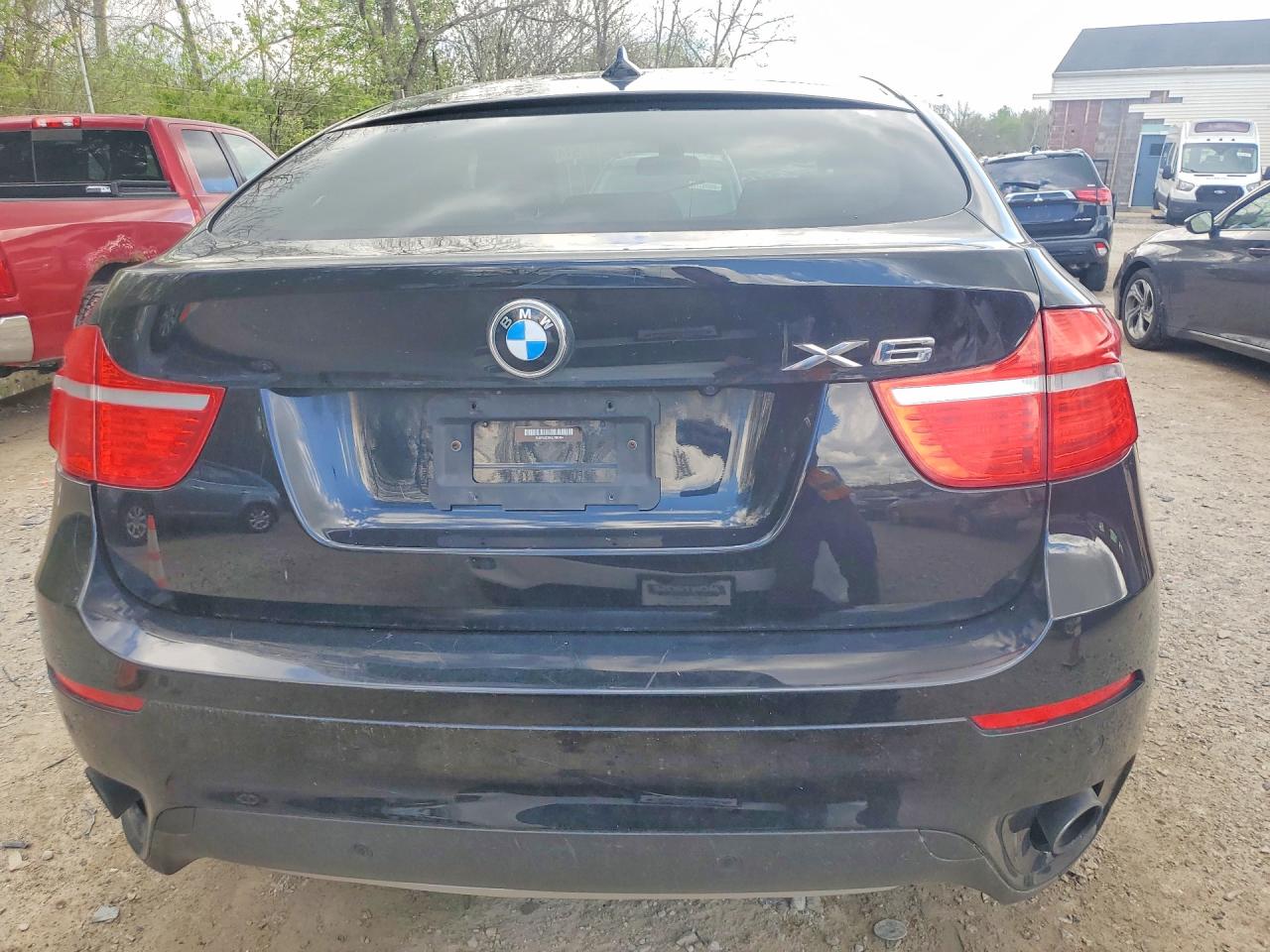 2012 Bmw X6 Xdrive35i Black vin: 5UXFG2C59CL780994