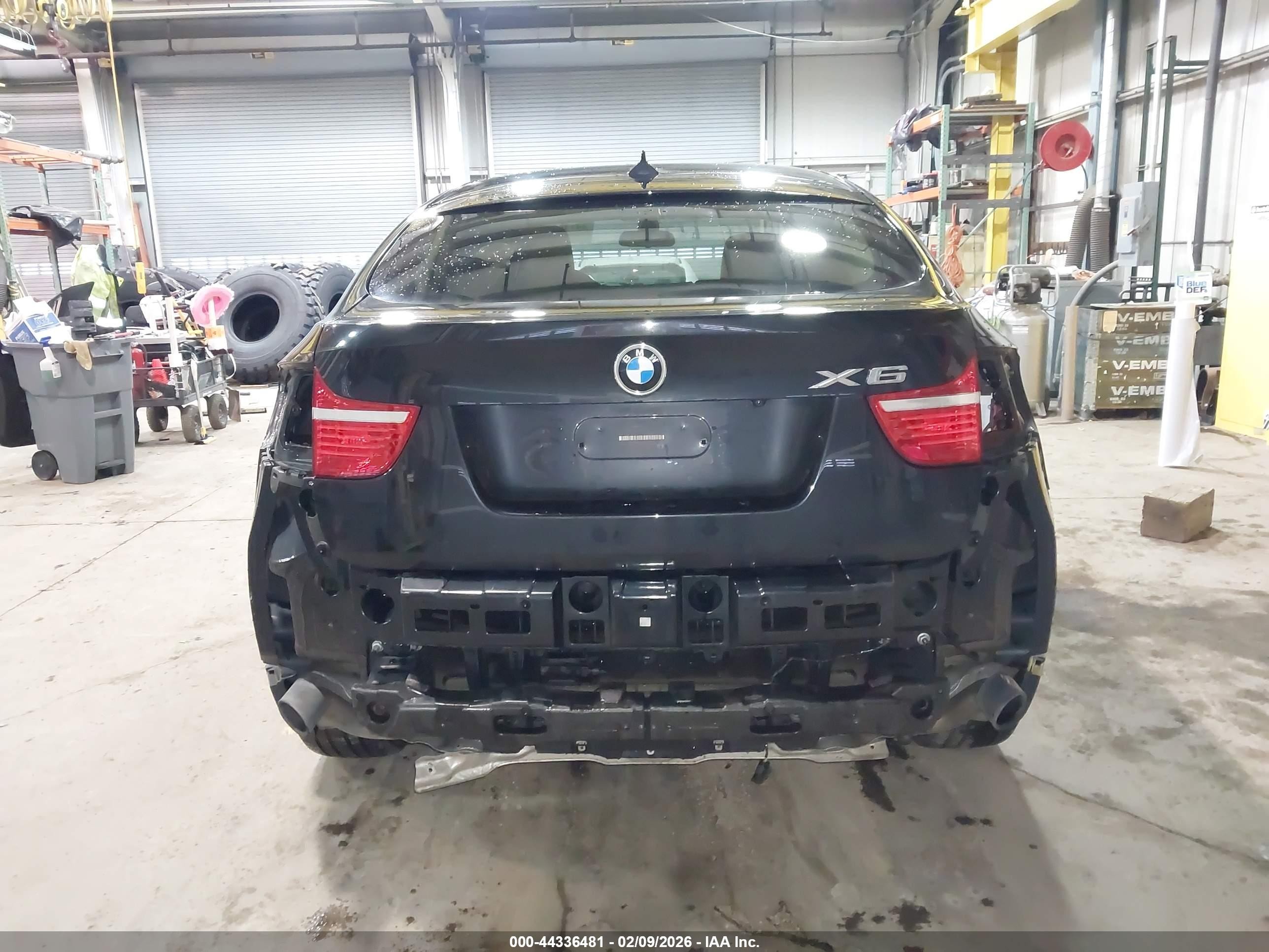 2012 Bmw X6 Xdrive35i Black vin: 5UXFG2C59CLX09911