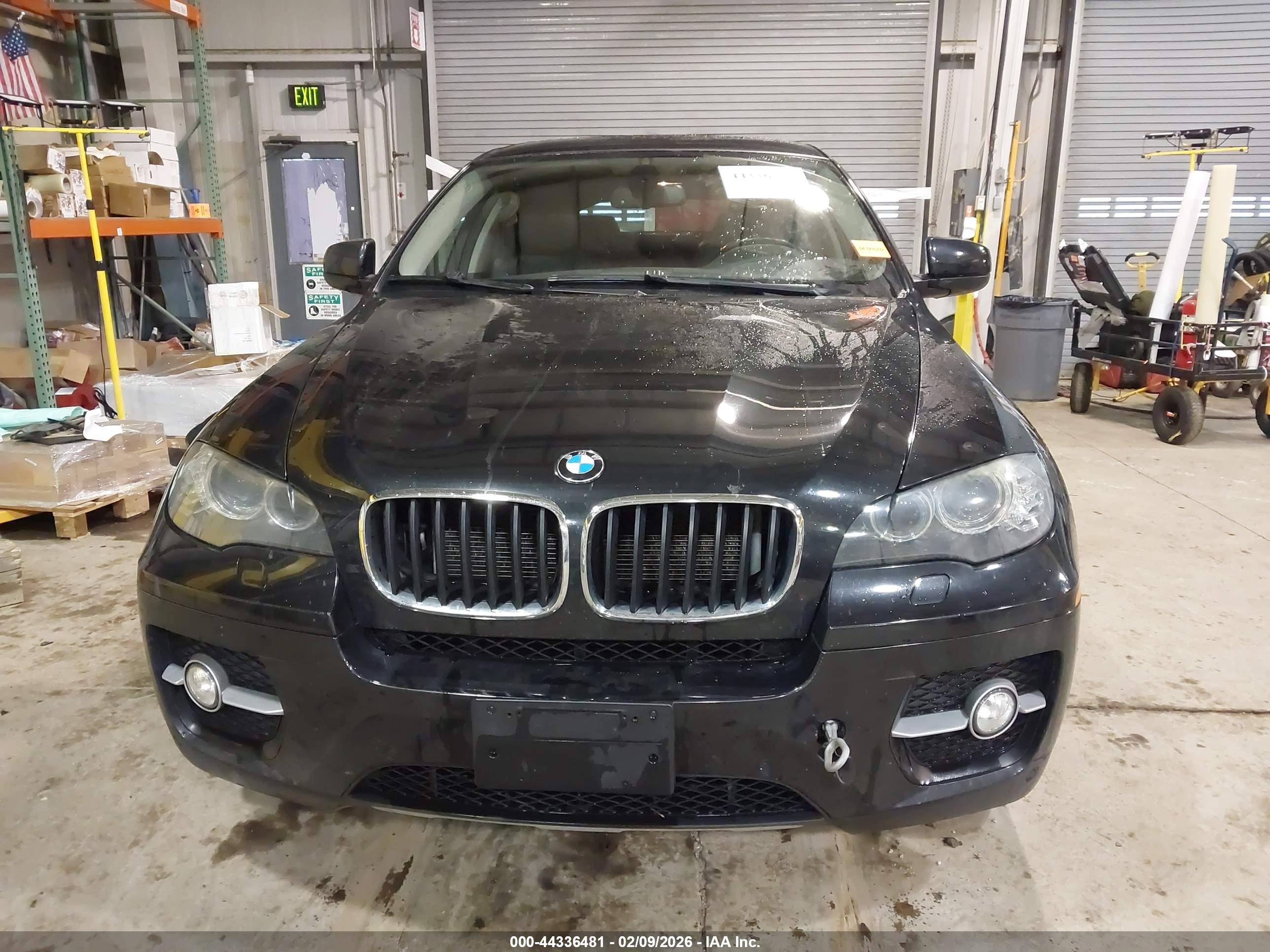 2012 Bmw X6 Xdrive35i Black vin: 5UXFG2C59CLX09911