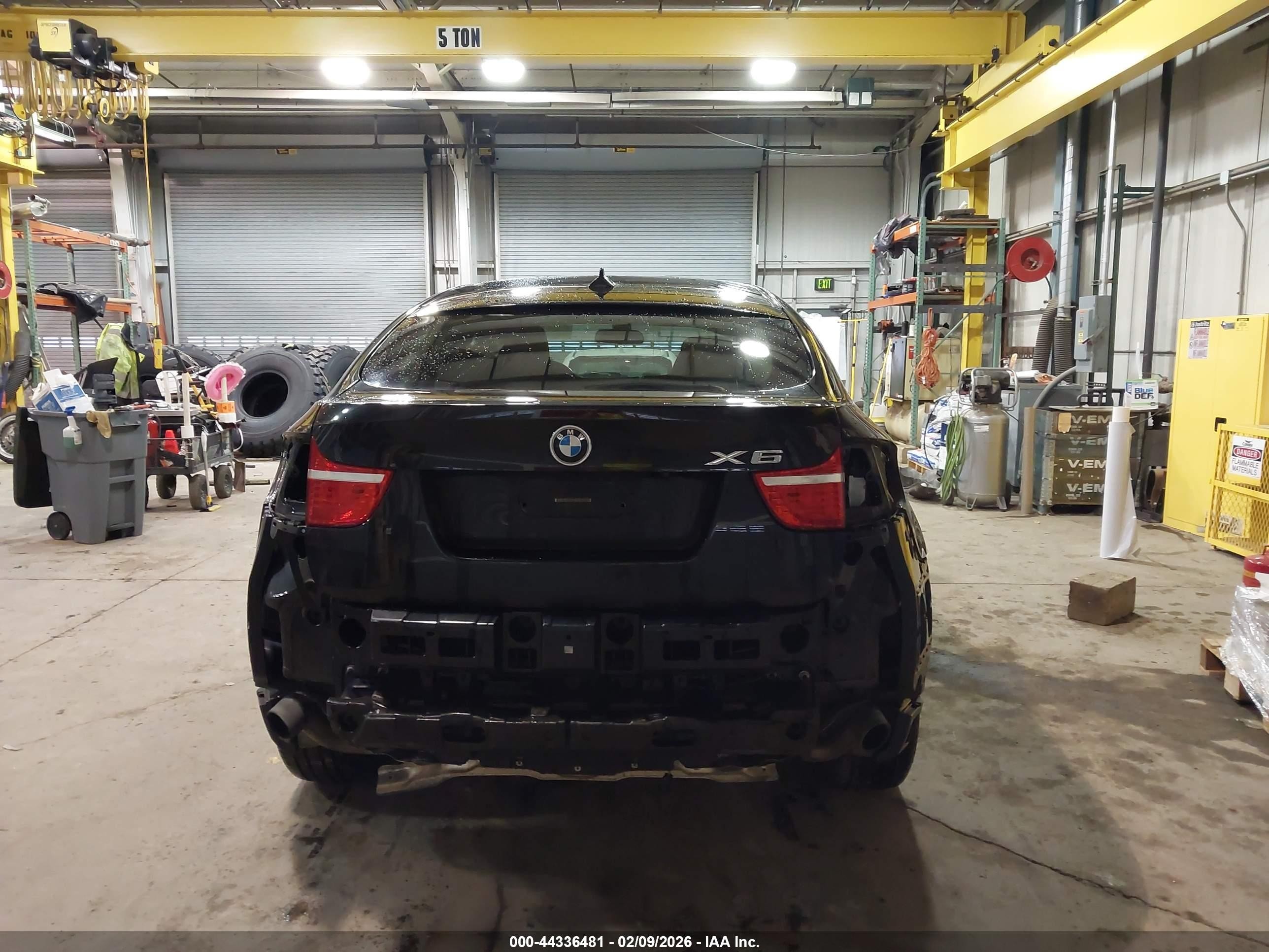 2012 Bmw X6 Xdrive35i Black vin: 5UXFG2C59CLX09911