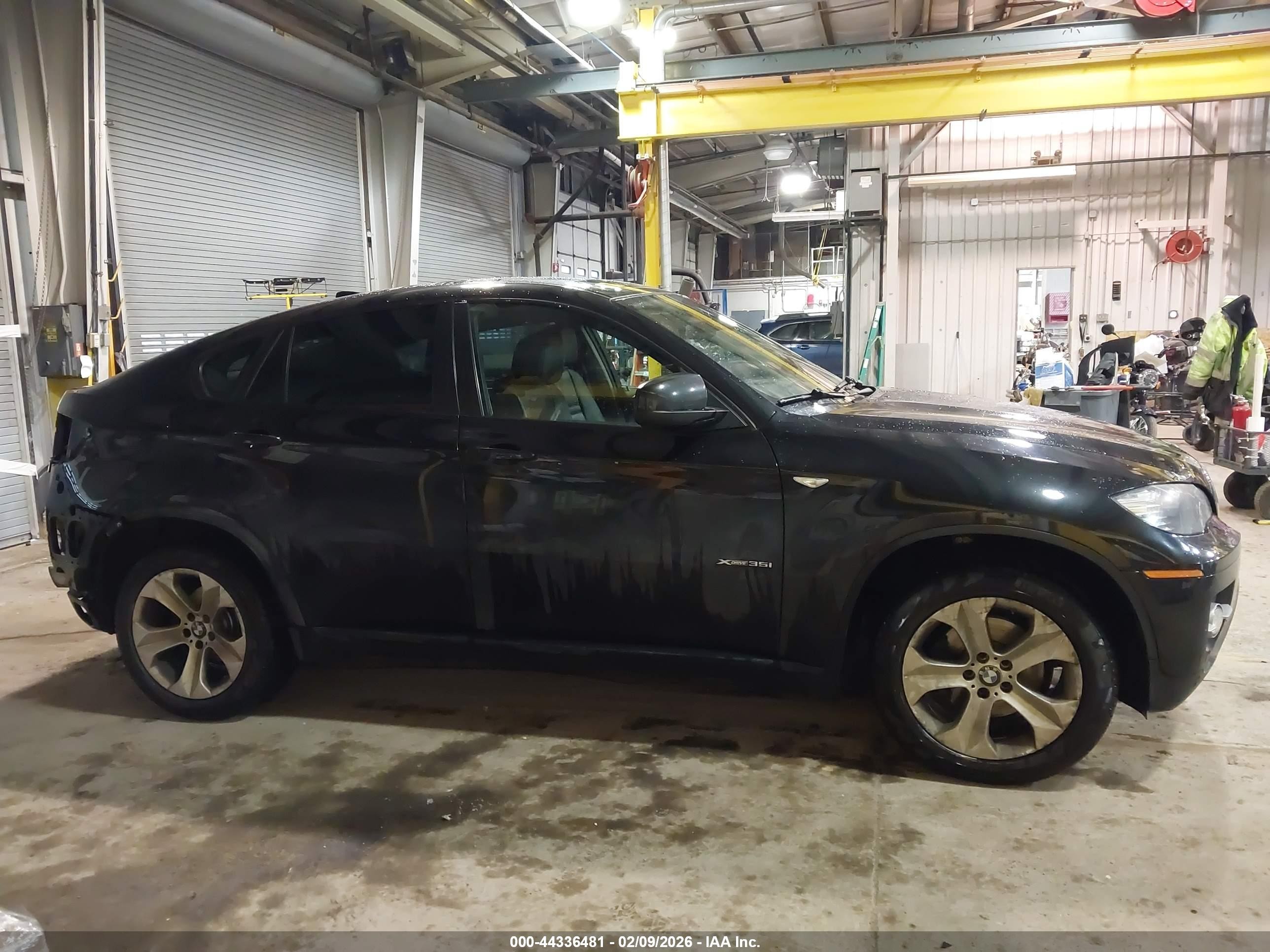 2012 Bmw X6 Xdrive35i Black vin: 5UXFG2C59CLX09911