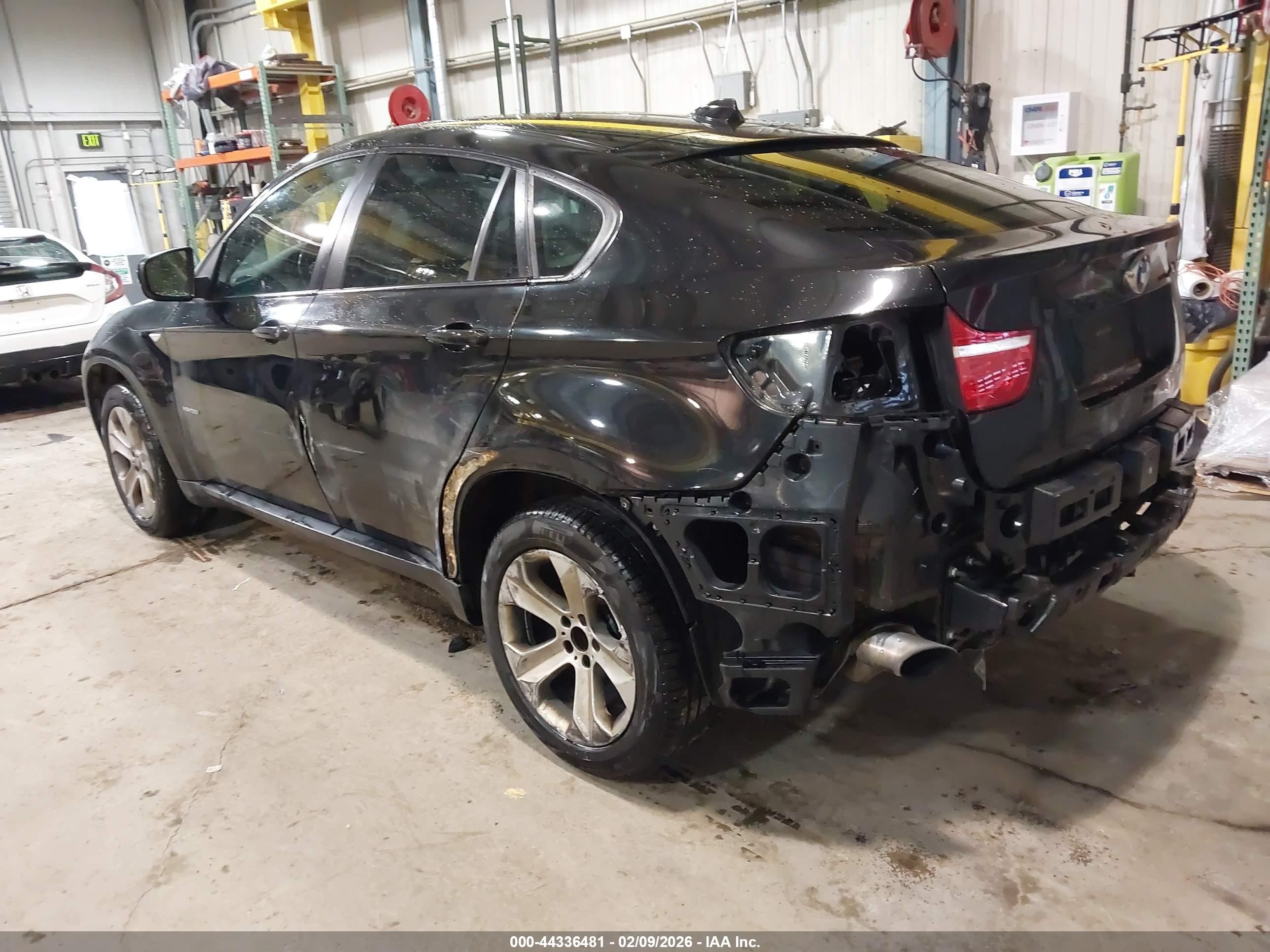 2012 Bmw X6 Xdrive35i Black vin: 5UXFG2C59CLX09911