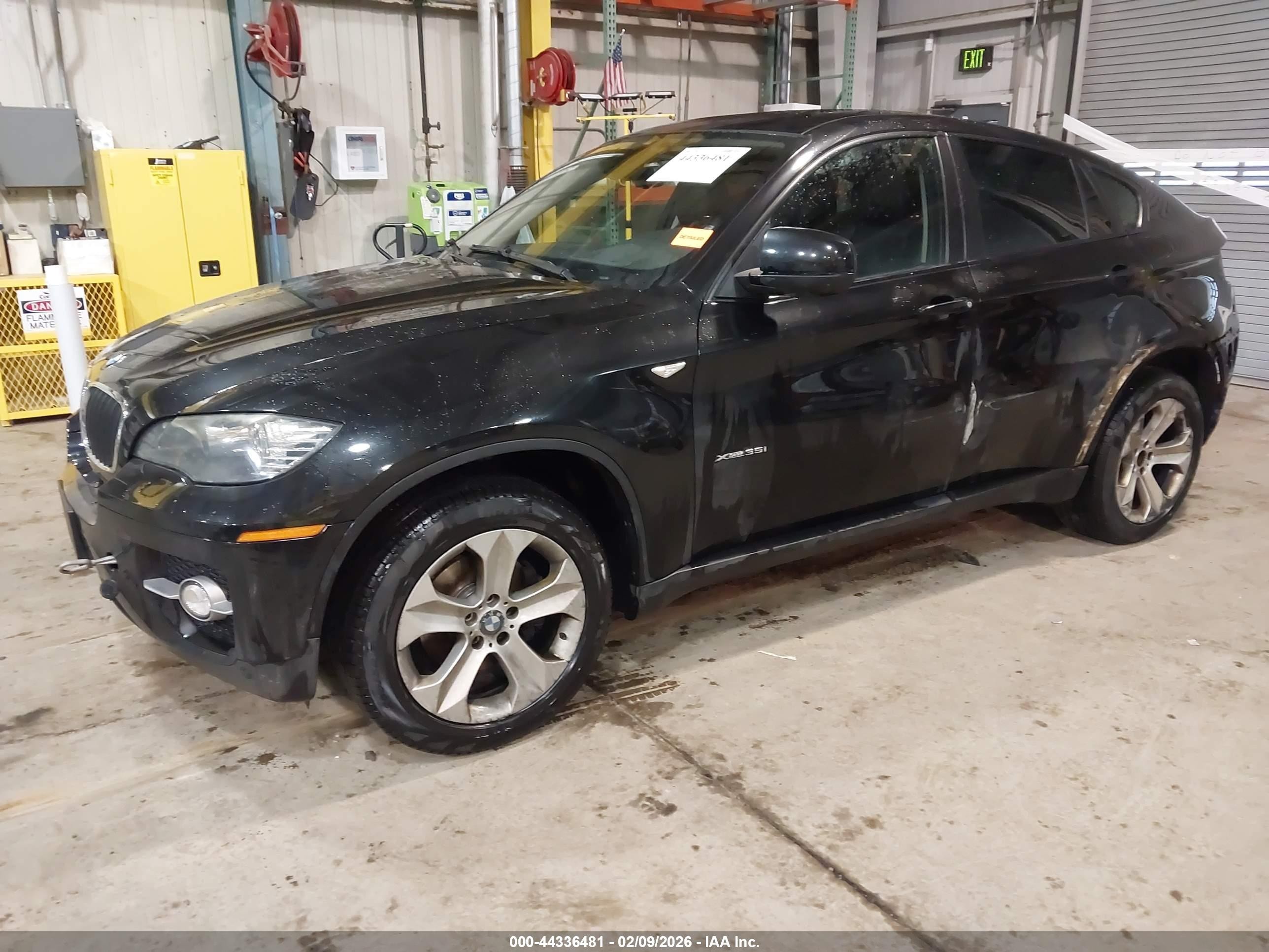 2012 Bmw X6 Xdrive35i Black vin: 5UXFG2C59CLX09911
