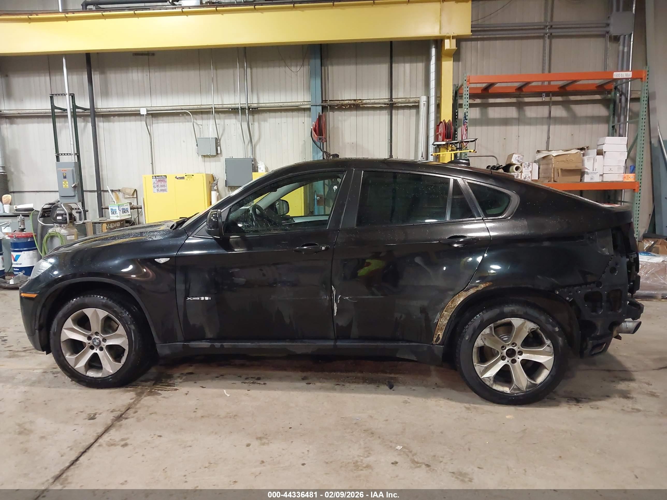2012 Bmw X6 Xdrive35i Black vin: 5UXFG2C59CLX09911