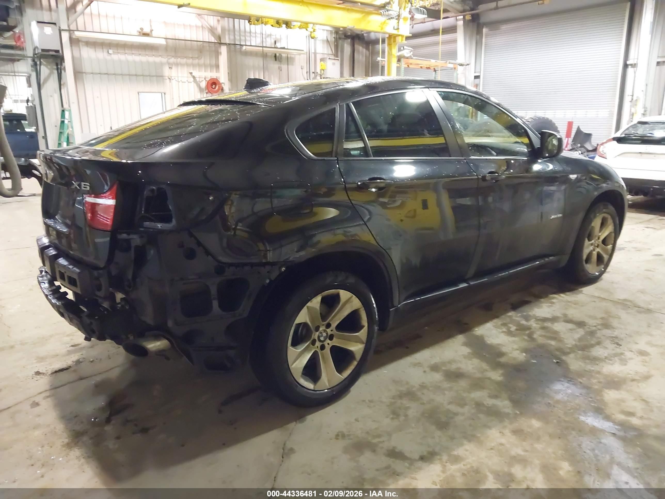 2012 Bmw X6 Xdrive35i Black vin: 5UXFG2C59CLX09911