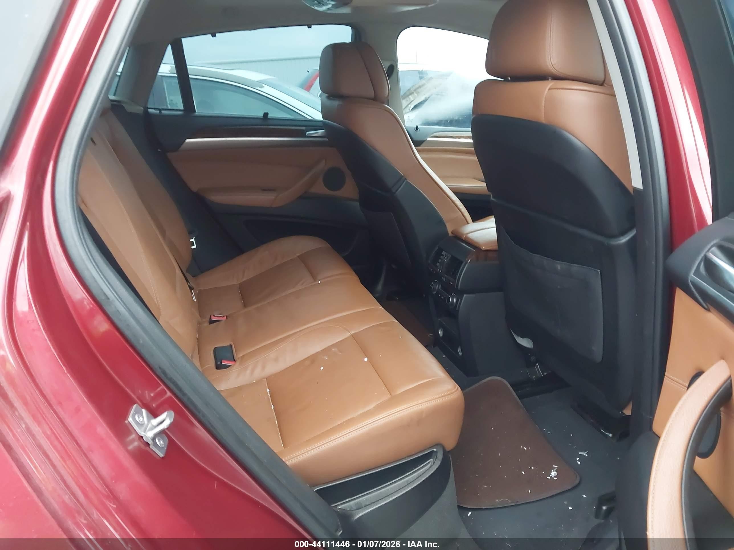 2012 Bmw X6 Xdrive35i Бордовый vin: 5UXFG2C59CLX09990