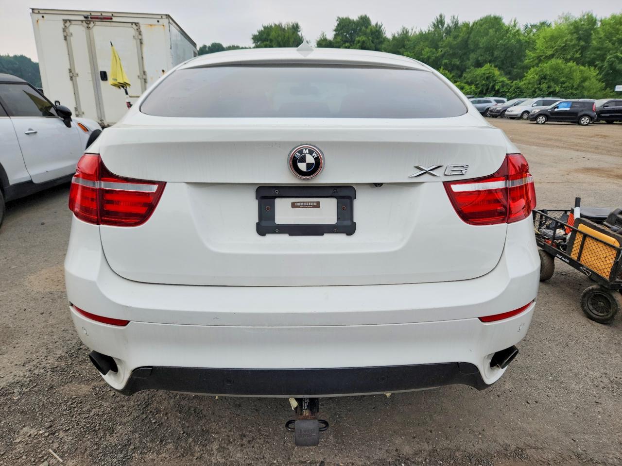 2014 Bmw X6 Xdrive35i White vin: 5UXFG2C59E0C43338