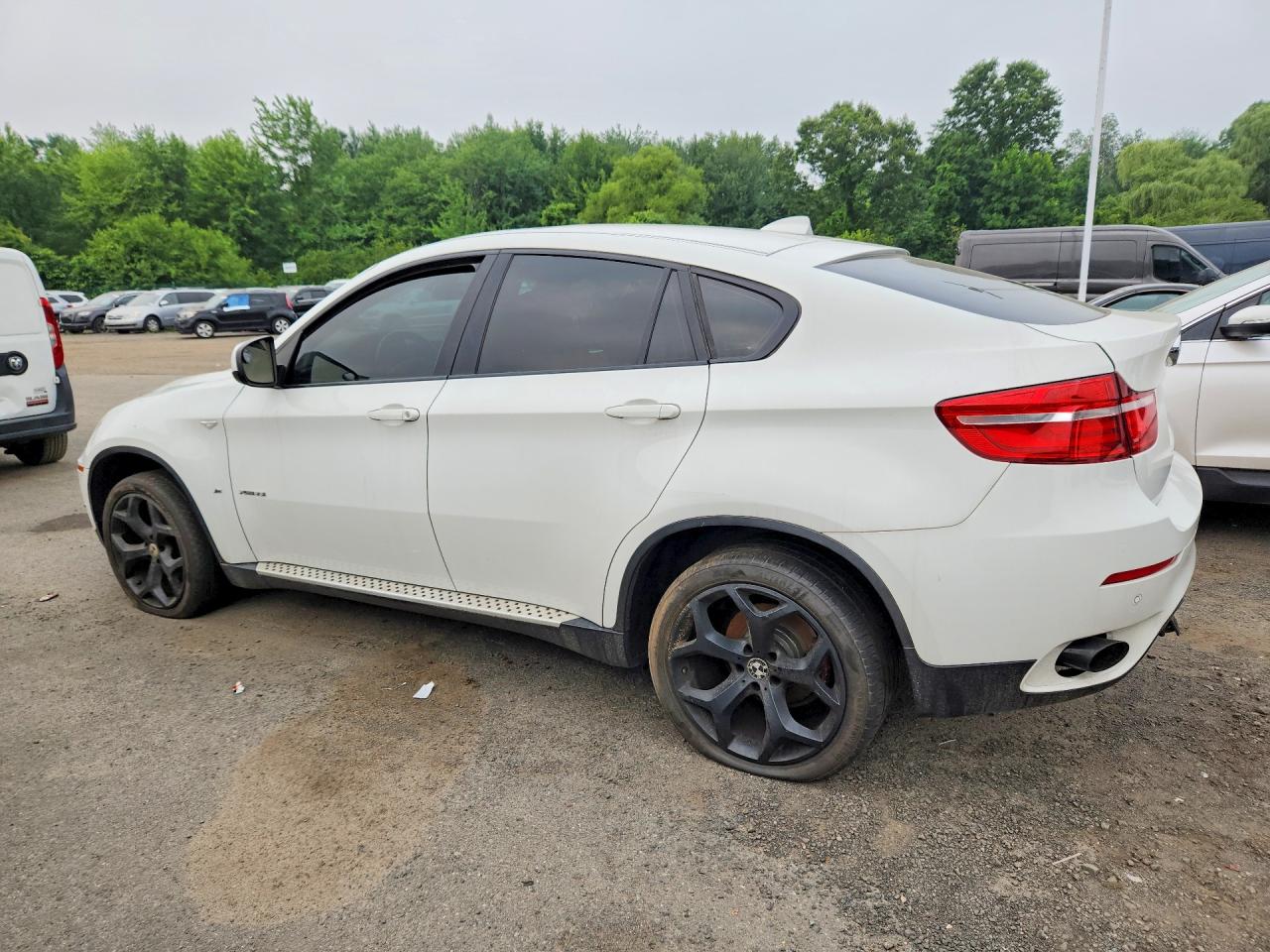 2014 Bmw X6 Xdrive35i White vin: 5UXFG2C59E0C43338