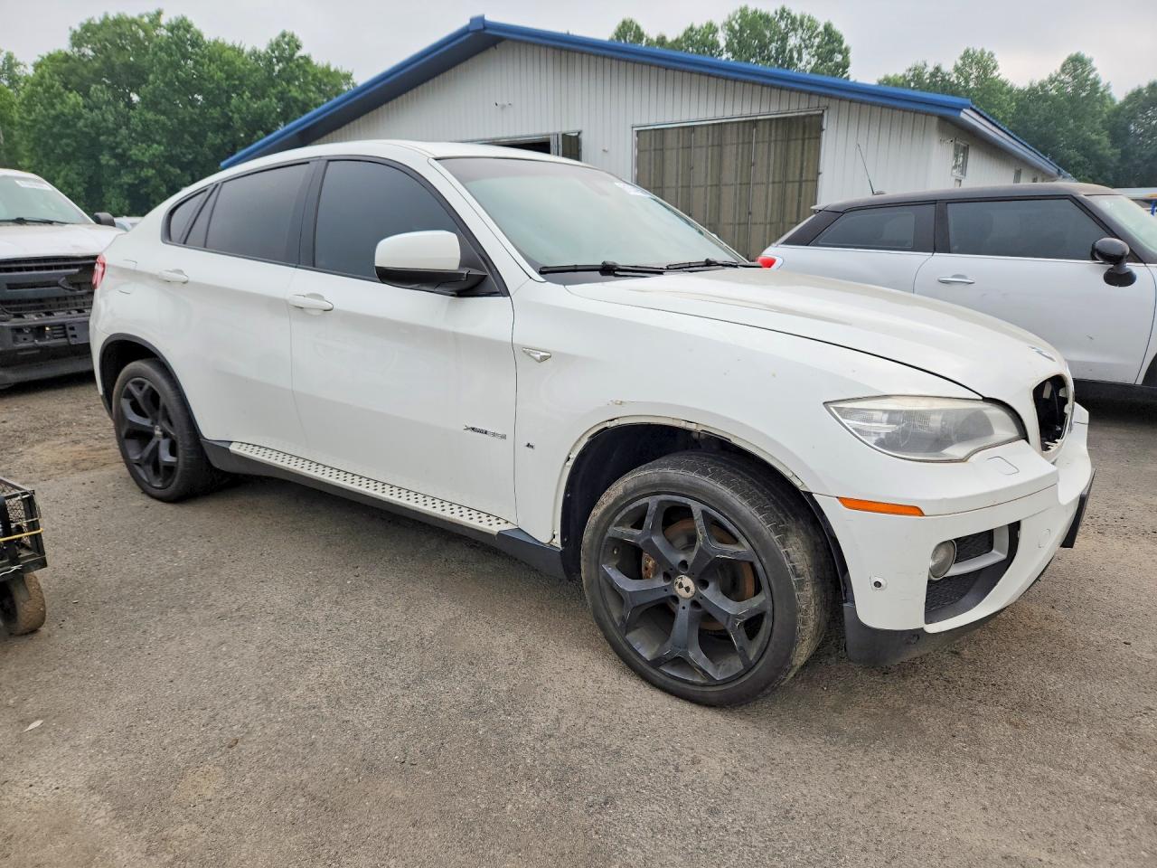 2014 Bmw X6 Xdrive35i White vin: 5UXFG2C59E0C43338