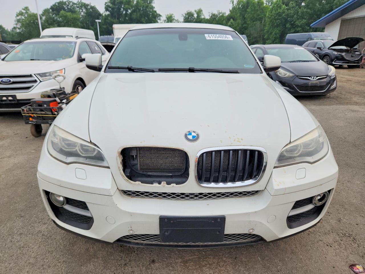 2014 Bmw X6 Xdrive35i White vin: 5UXFG2C59E0C43338