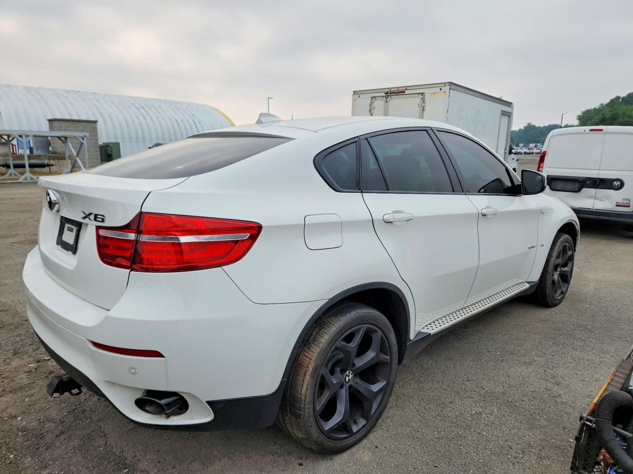 2014 Bmw X6 Xdrive35i White vin: 5UXFG2C59E0C43338