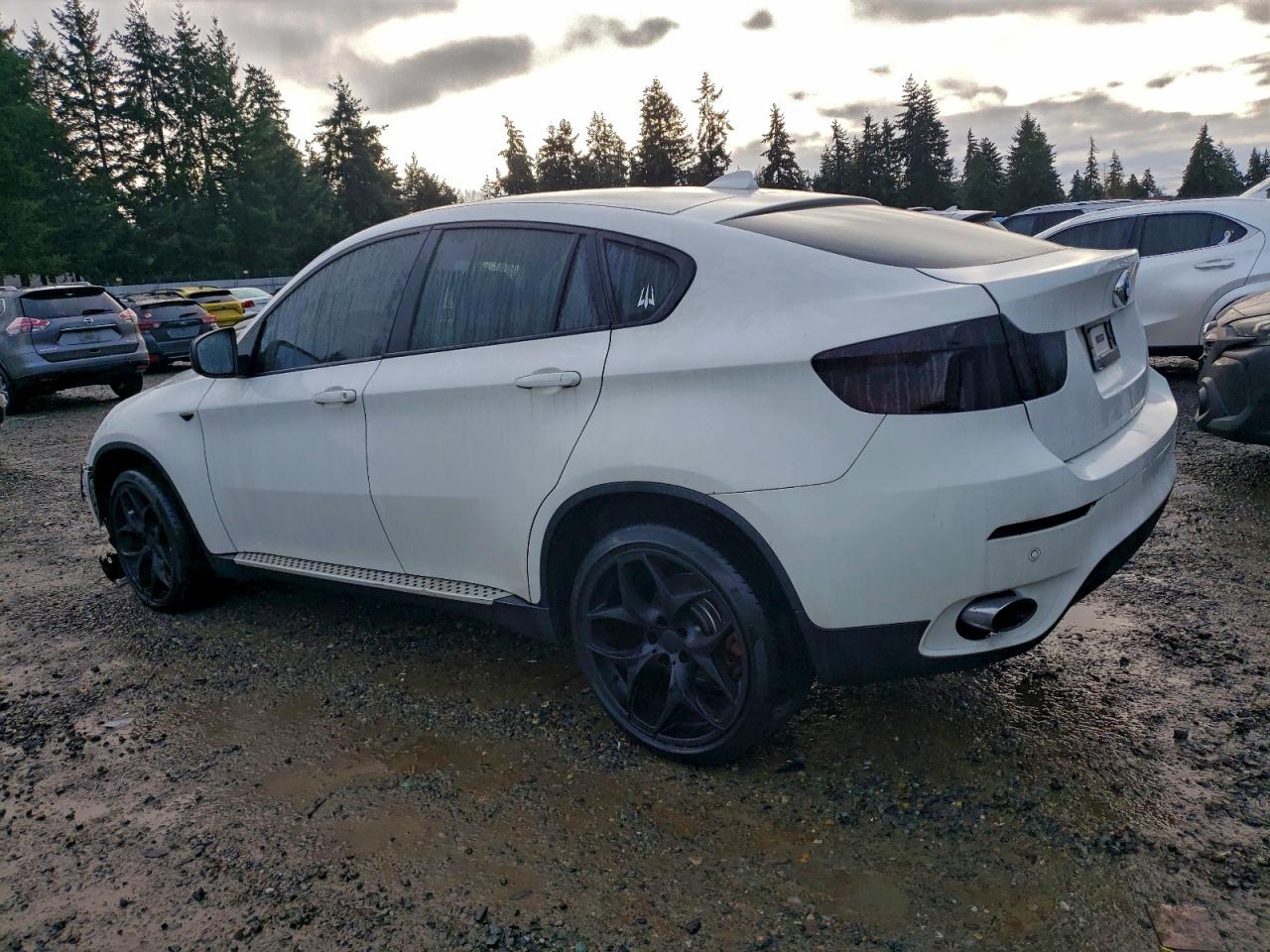2014 Bmw X6 Xdrive35i White vin: 5UXFG2C59E0H11438