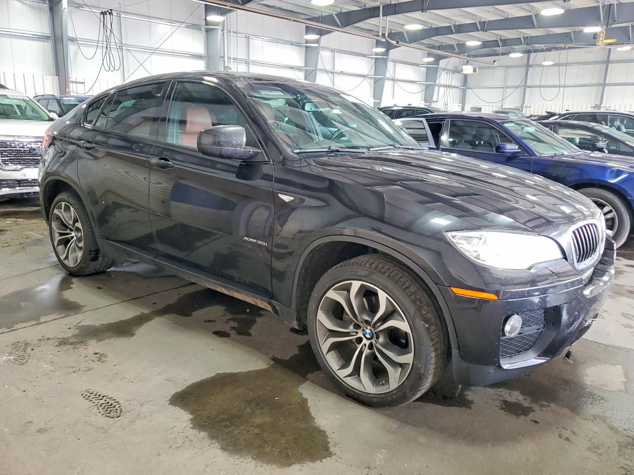 2014 Bmw X6 Xdrive35i Black vin: 5UXFG2C5XE0H11254