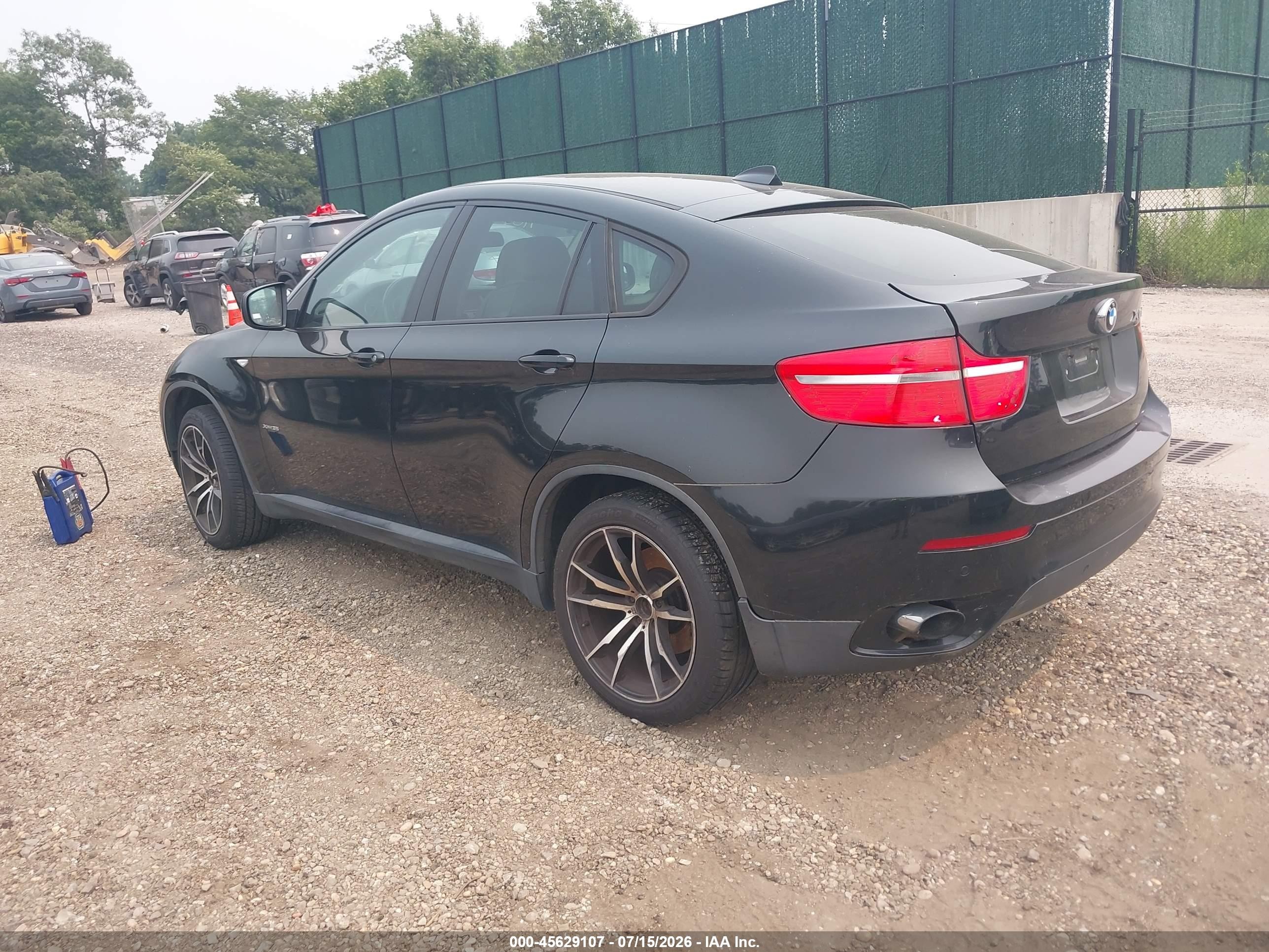 2008 Bmw X6 Xdrive35i Черный vin: 5UXFG43508L220610