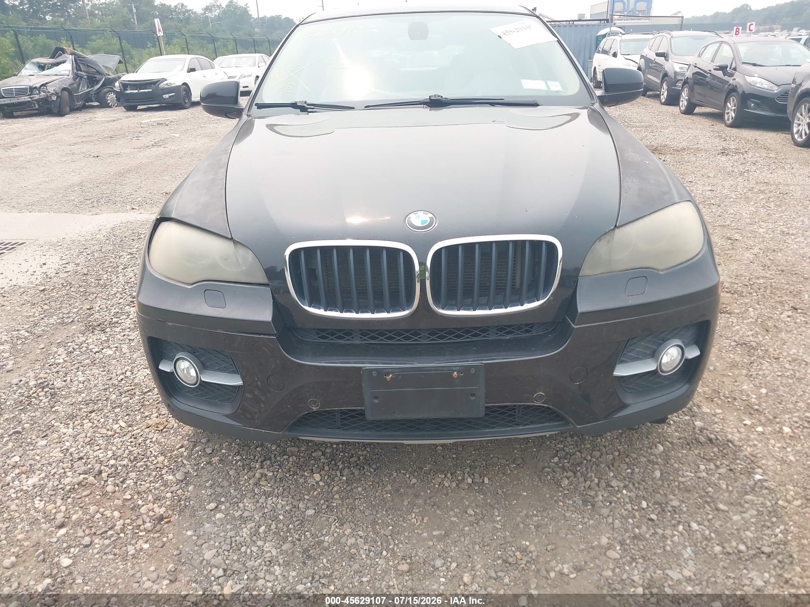 2008 Bmw X6 Xdrive35i Черный vin: 5UXFG43508L220610