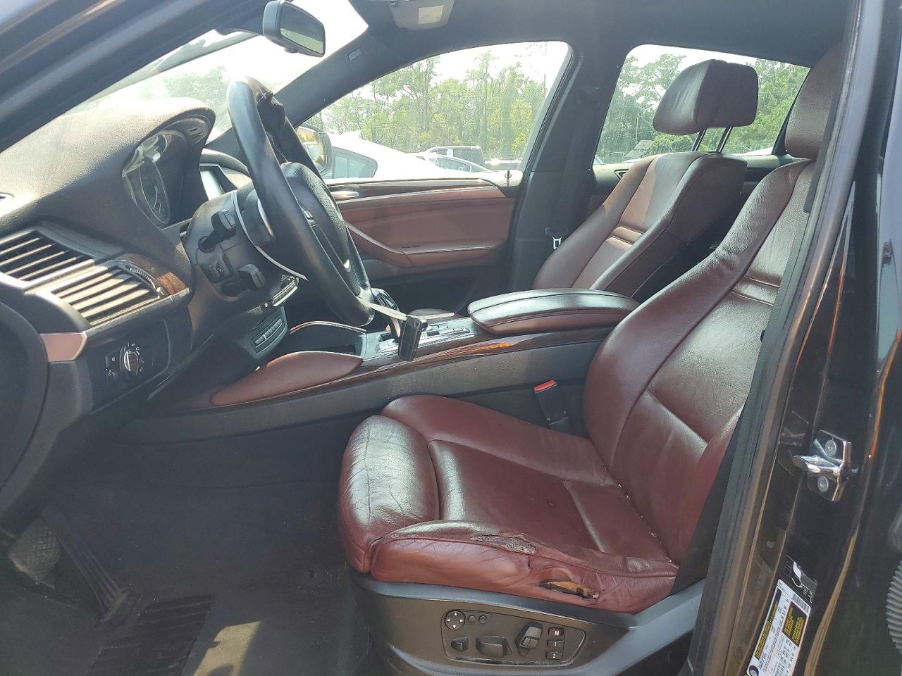 2009 Bmw X6 Xdrive35i Black vin: 5UXFG43509L224142