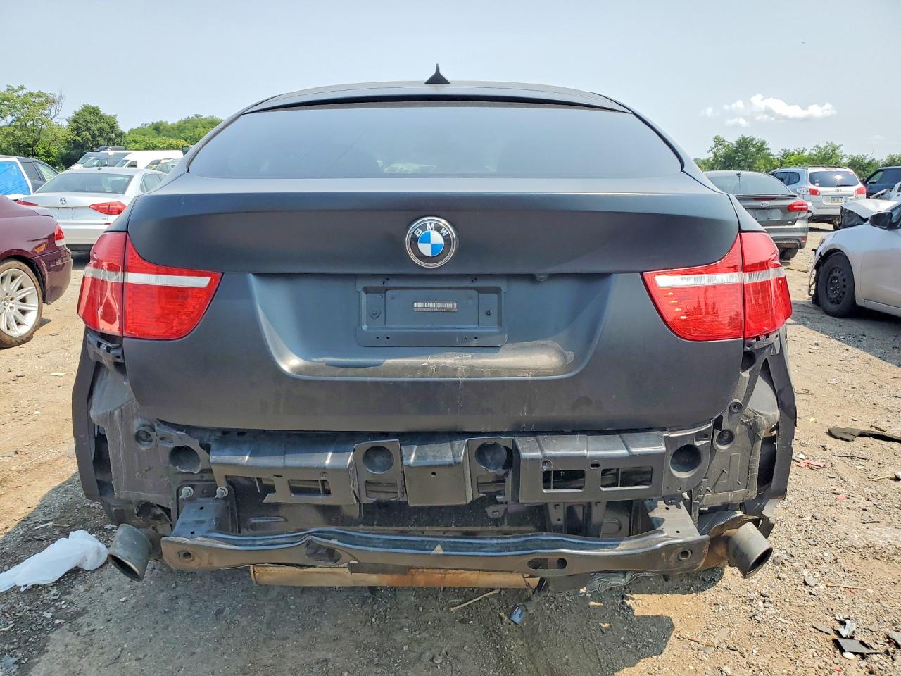 2009 Bmw X6 Xdrive35i Black vin: 5UXFG43509L224142