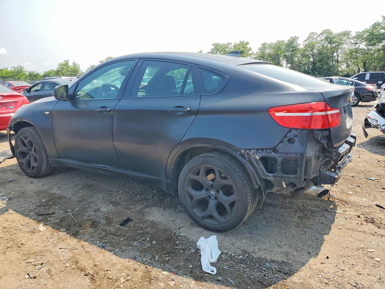 2009 Bmw X6 Xdrive35i Black vin: 5UXFG43509L224142