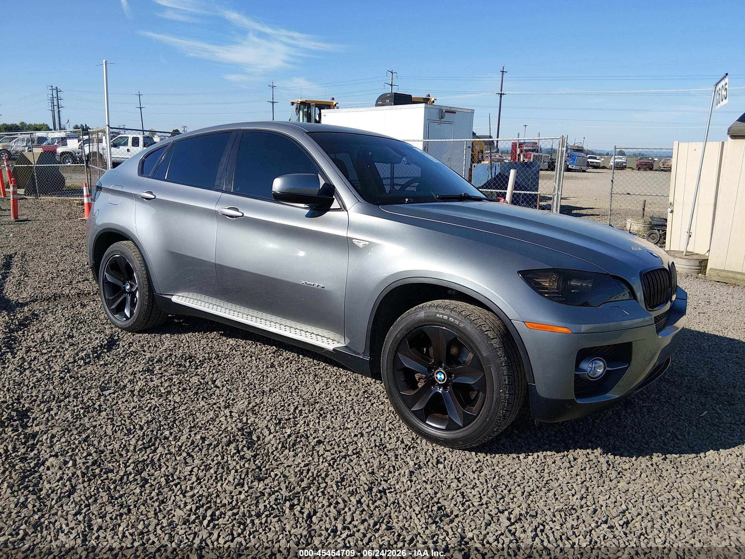 2008 Bmw X6 Xdrive35i Gray vin: 5UXFG43518LJ35405