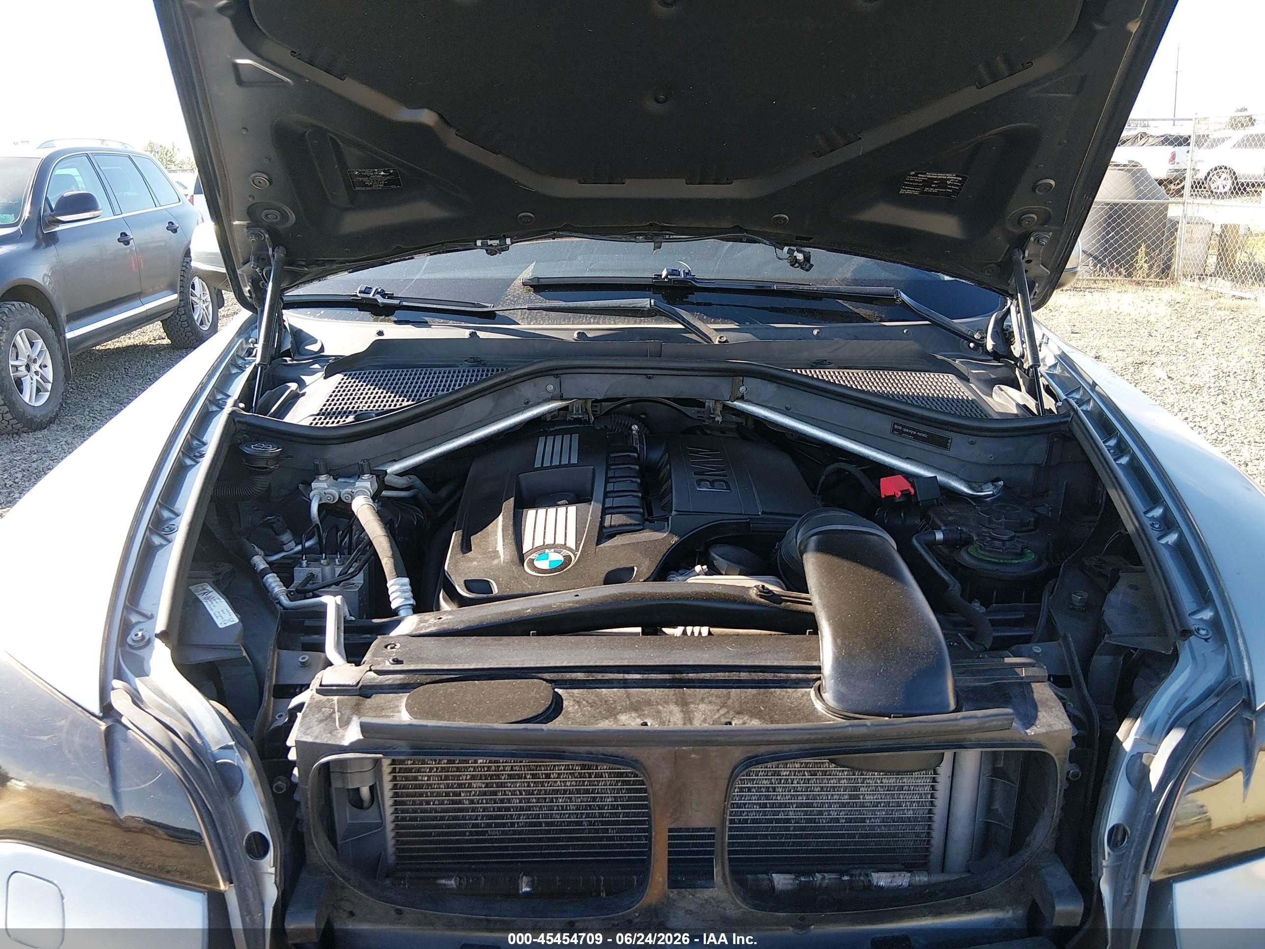 2008 Bmw X6 Xdrive35i Gray vin: 5UXFG43518LJ35405