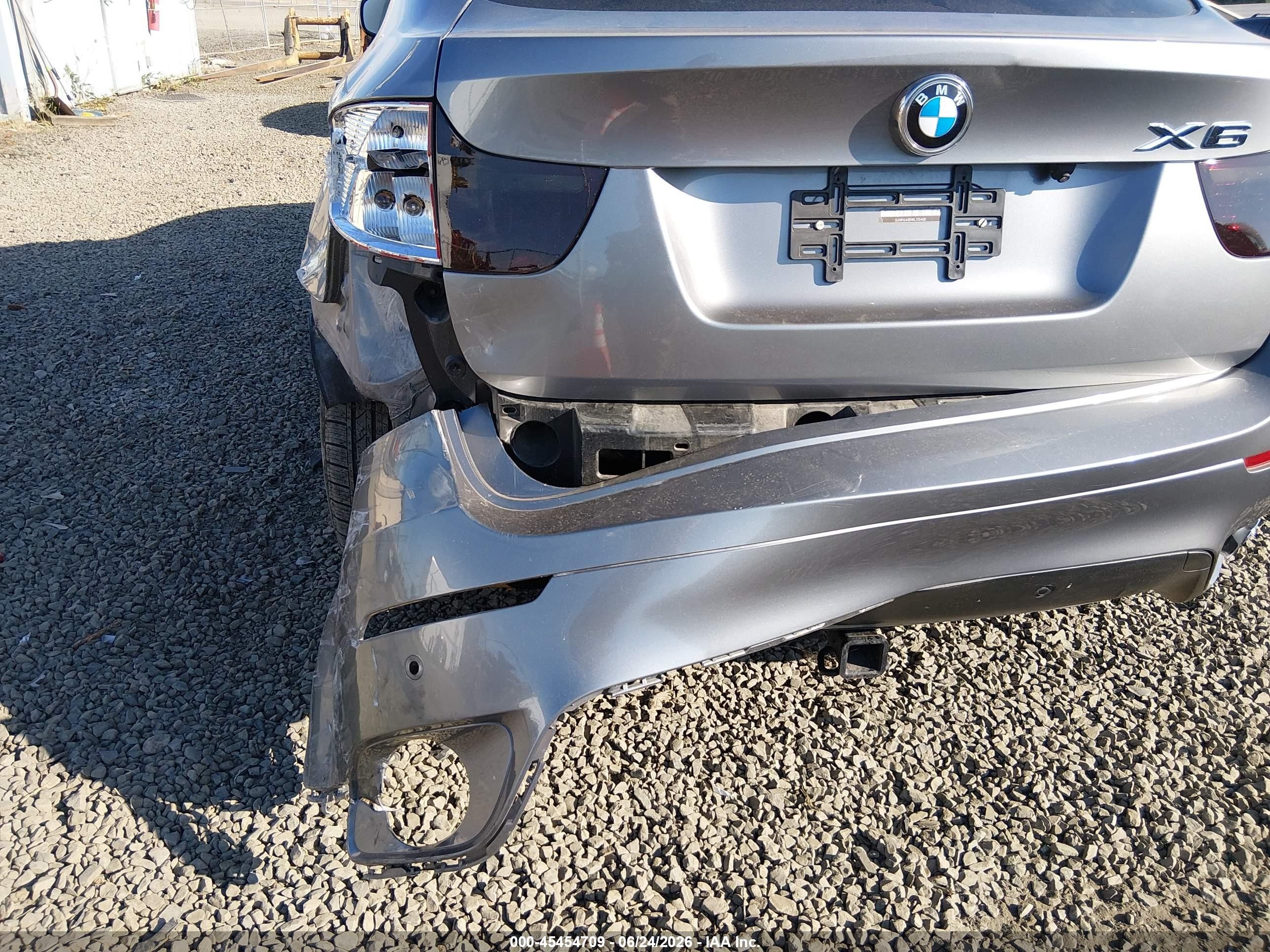 2008 Bmw X6 Xdrive35i Gray vin: 5UXFG43518LJ35405