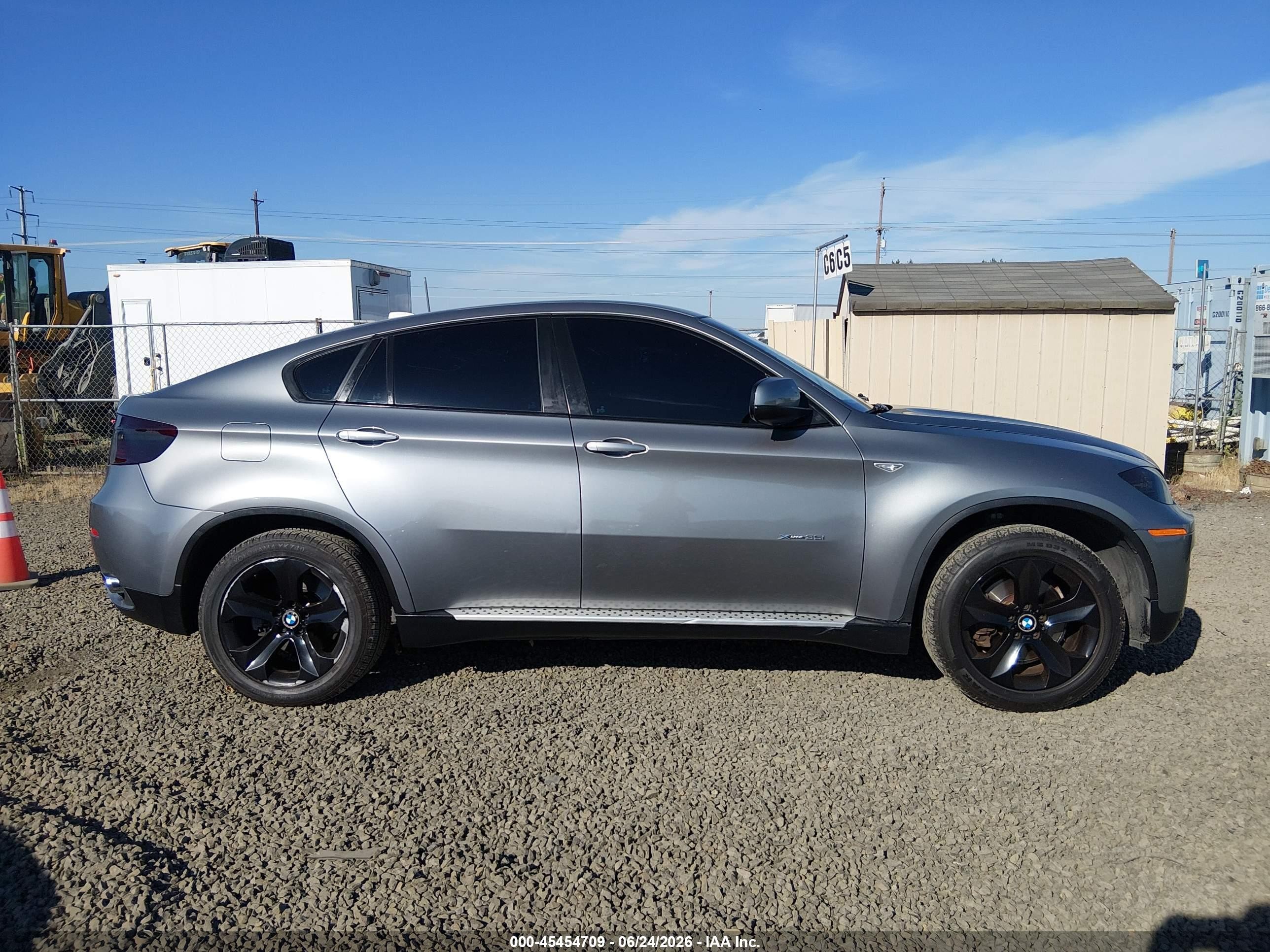 2008 Bmw X6 Xdrive35i Gray vin: 5UXFG43518LJ35405