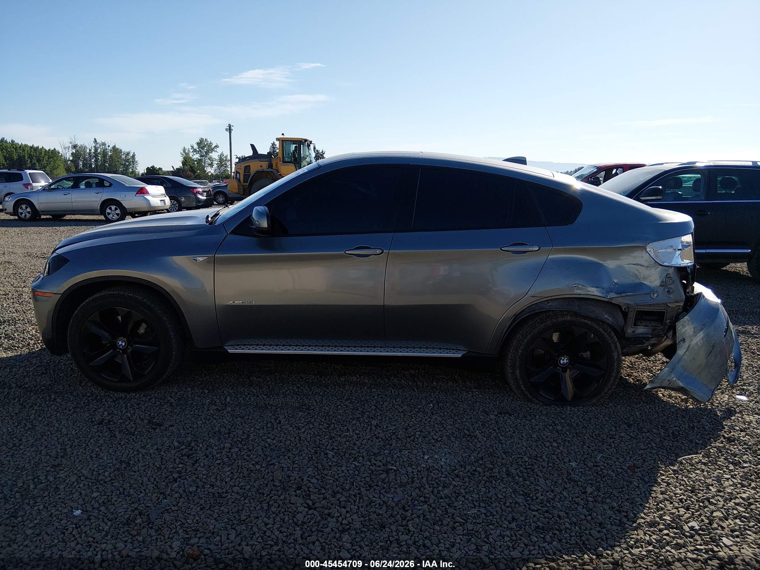 2008 Bmw X6 Xdrive35i Gray vin: 5UXFG43518LJ35405