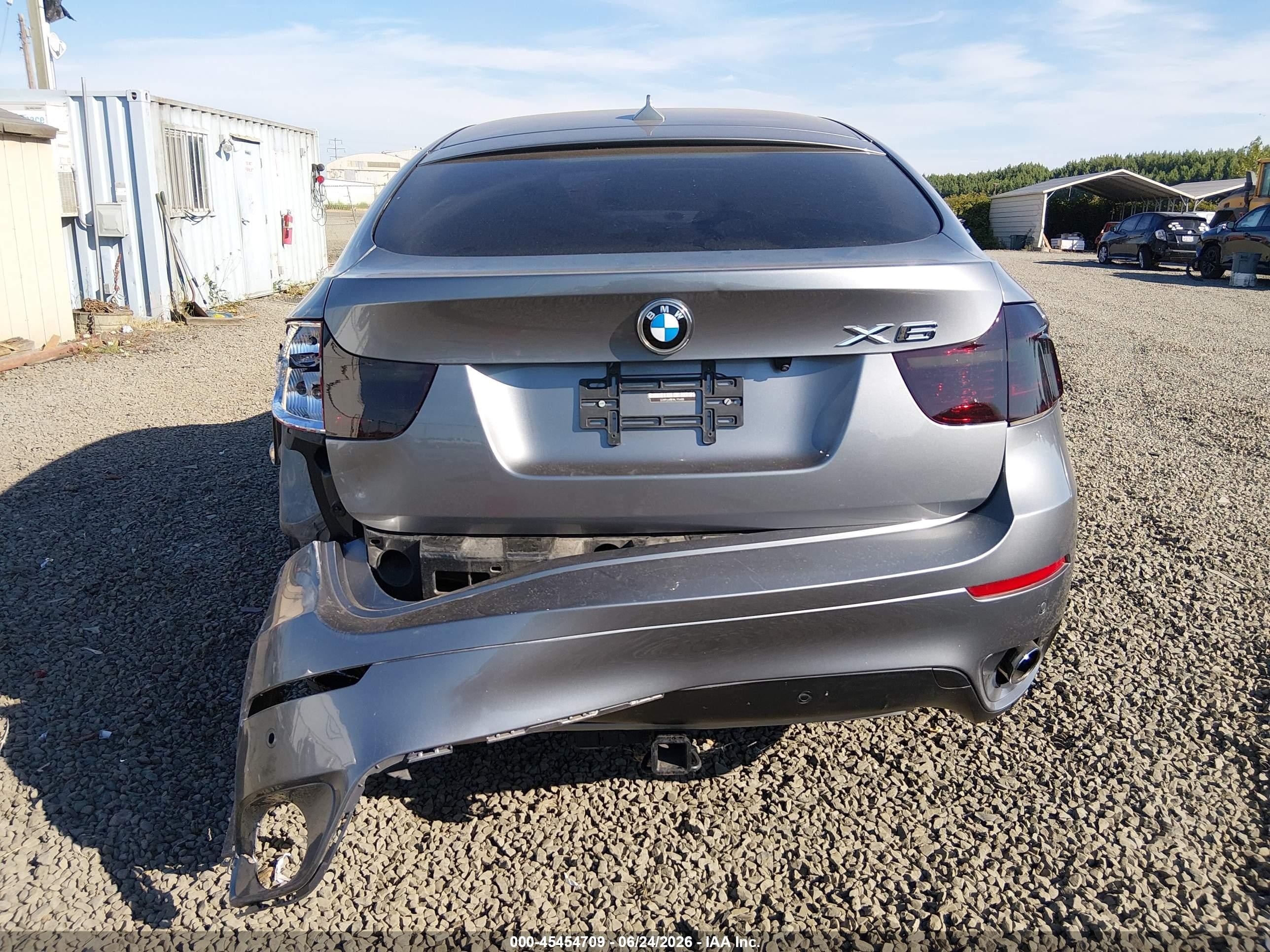 2008 Bmw X6 Xdrive35i Gray vin: 5UXFG43518LJ35405