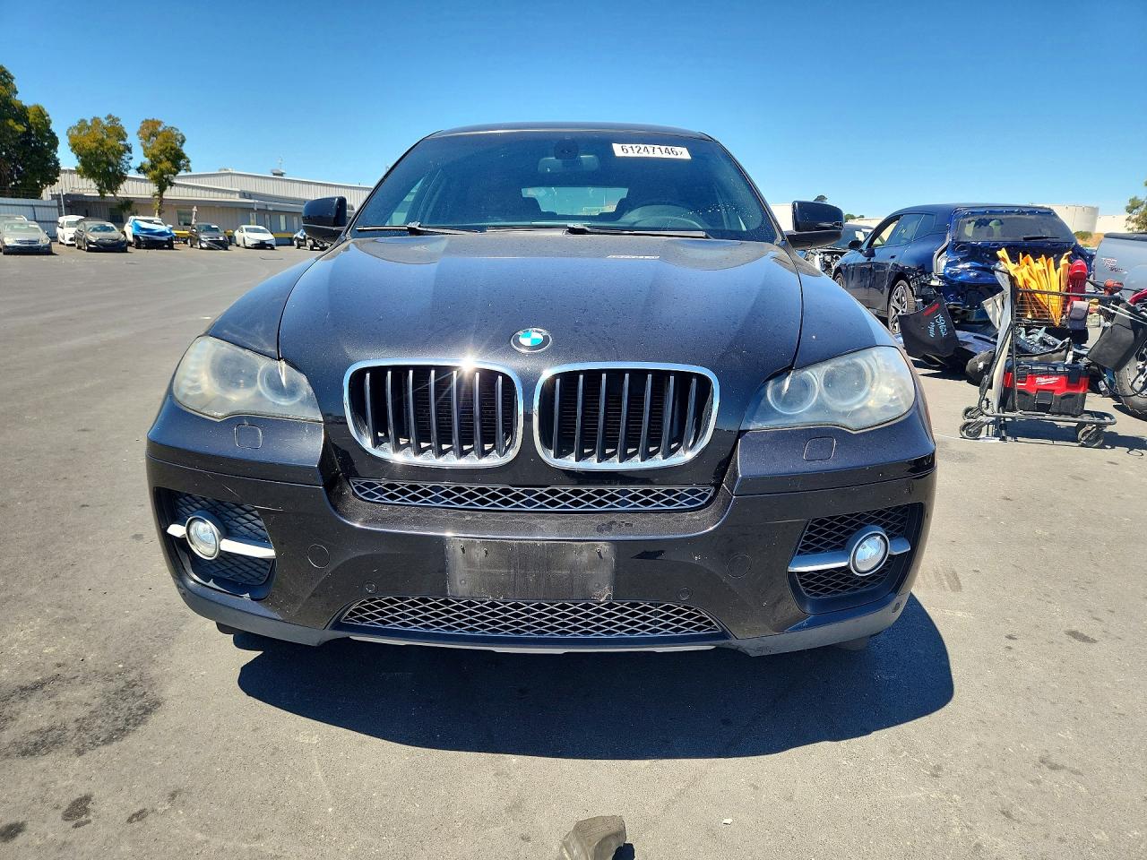 2009 Bmw X6 Xdrive35i Black vin: 5UXFG43559L223133
