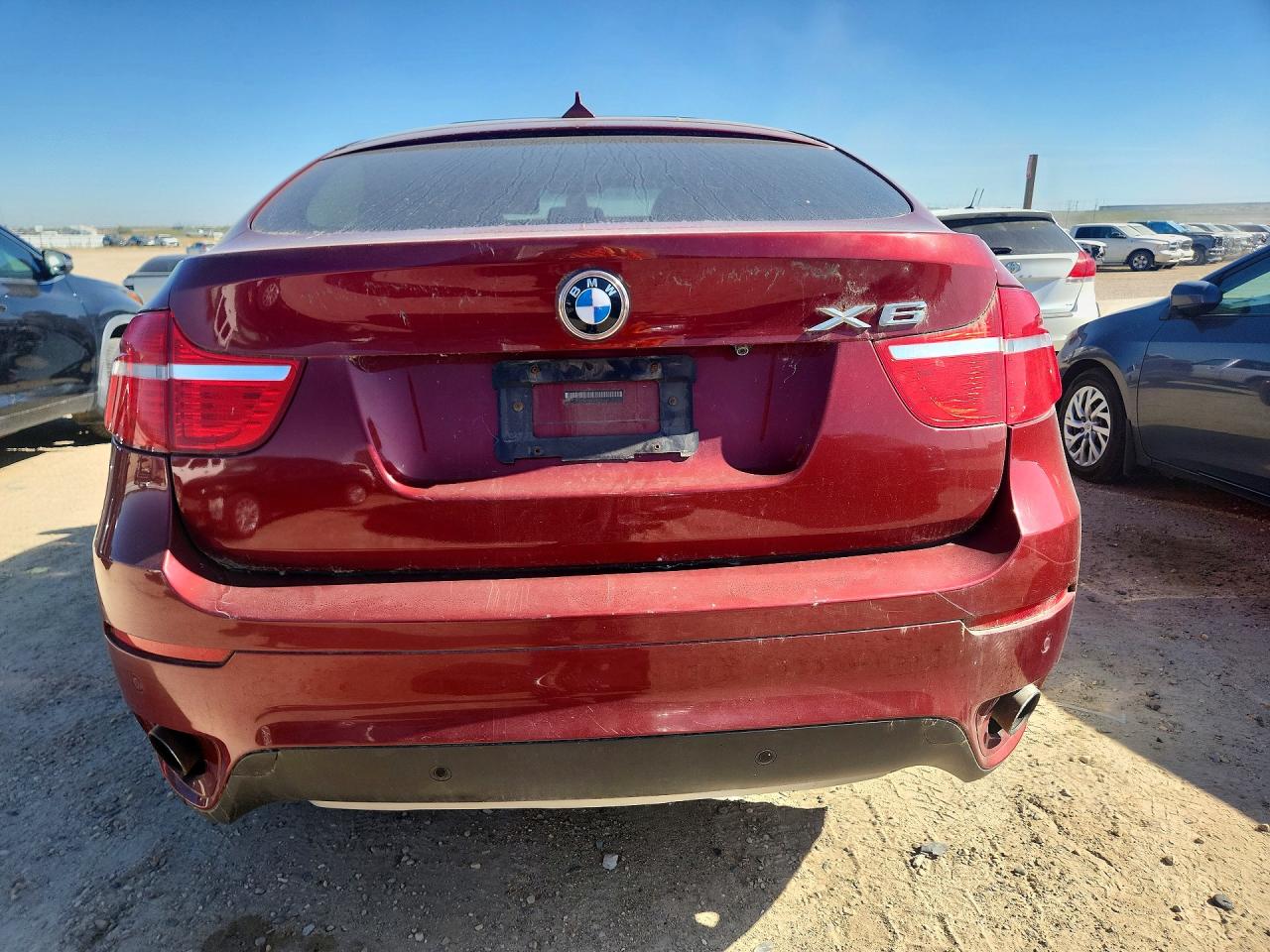 2008 Bmw X6 Xdrive35i Burgundy vin: 5UXFG43578L220247