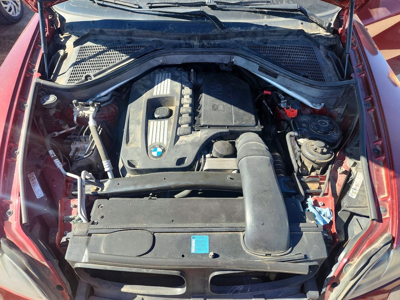 2008 Bmw X6 Xdrive35i Burgundy vin: 5UXFG43578L220247